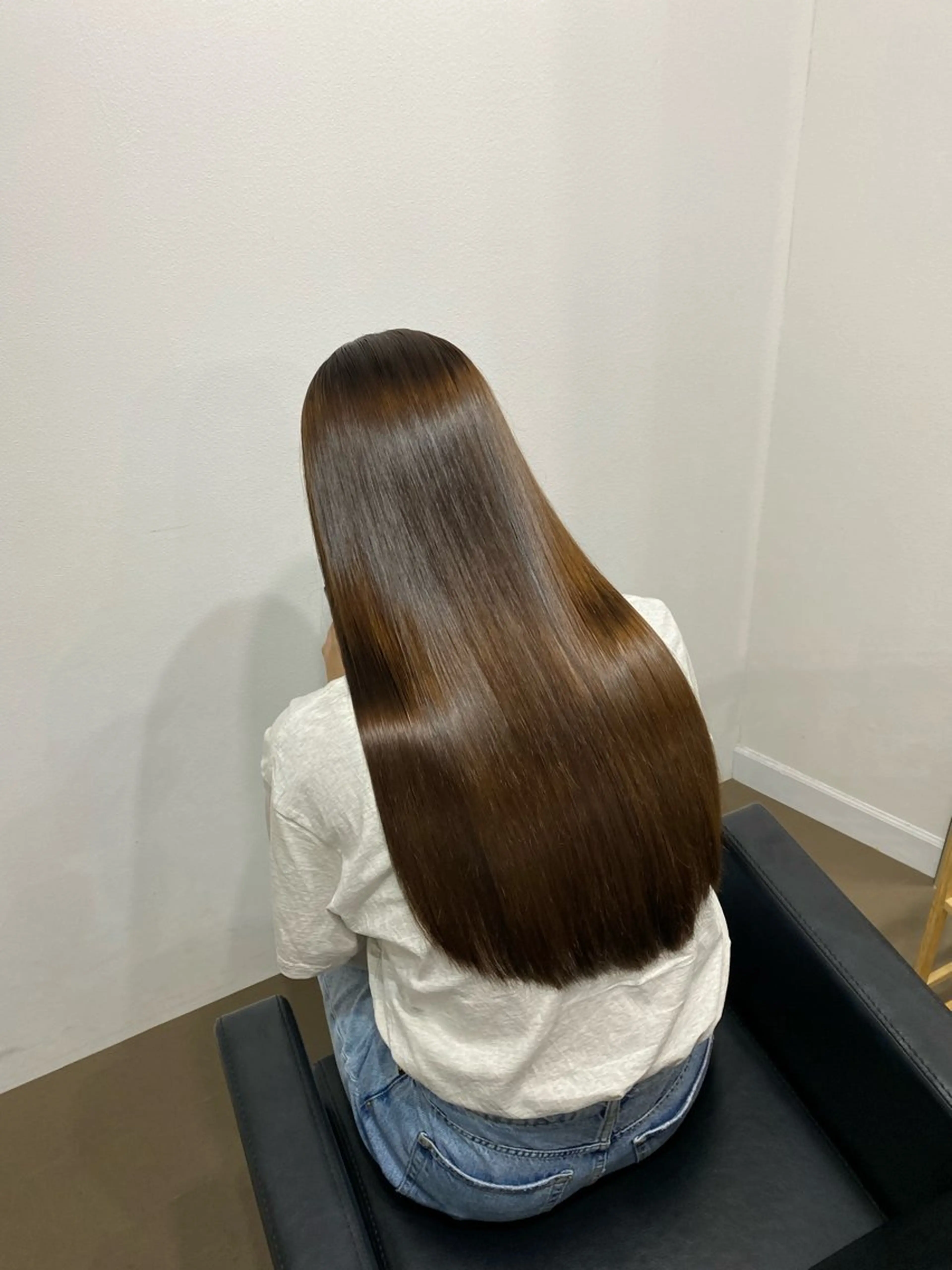 ミディアム カット ヘアカラー 縮毛矯正 トリートメント ✂︎透明感カラー特化 /日和優真✂︎のヘアスタイル