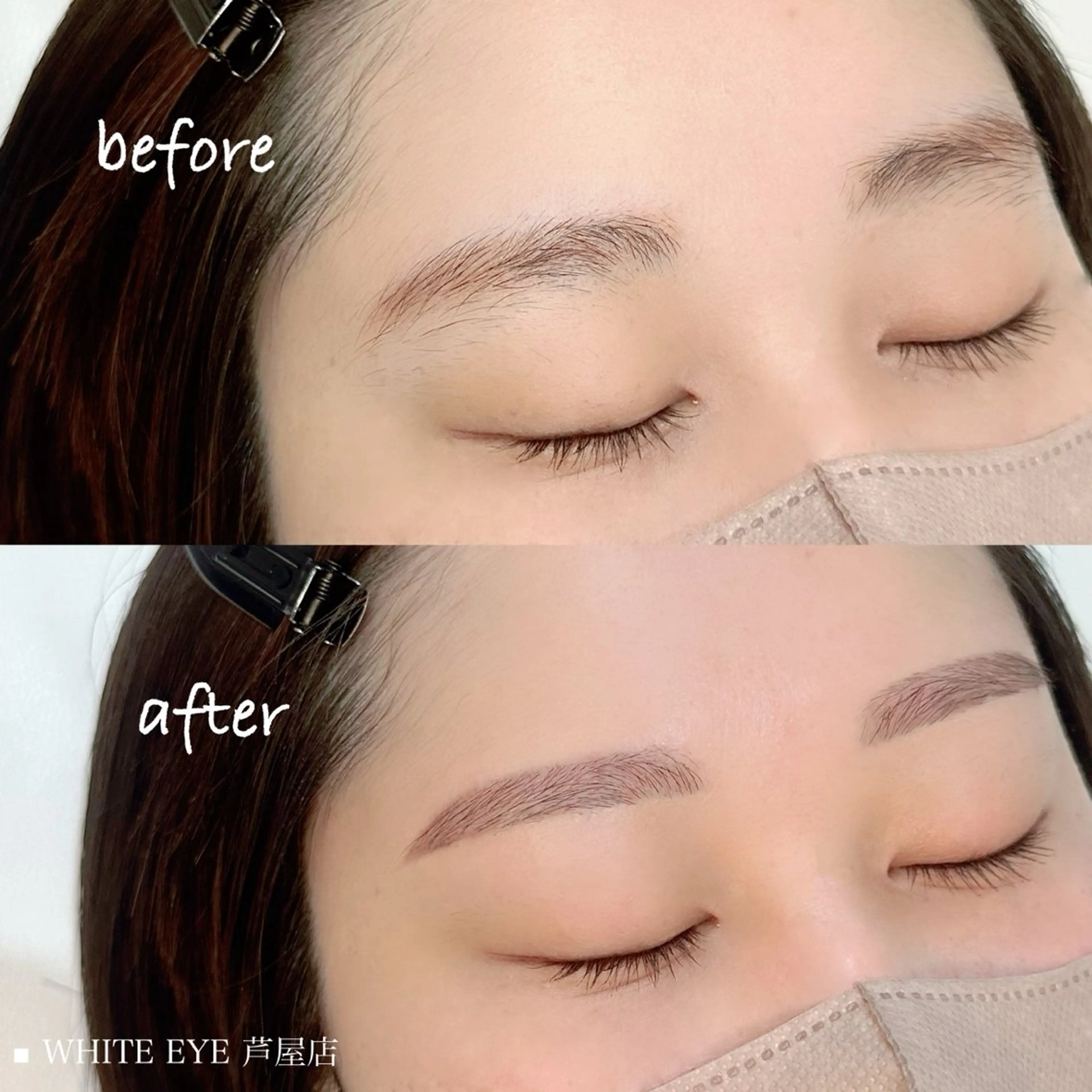 アイブロウ ワックス脱毛 眉カット その他(アイブロウ) WHITE  EYE mao🤍🏹のマツエク・マツパデザイン