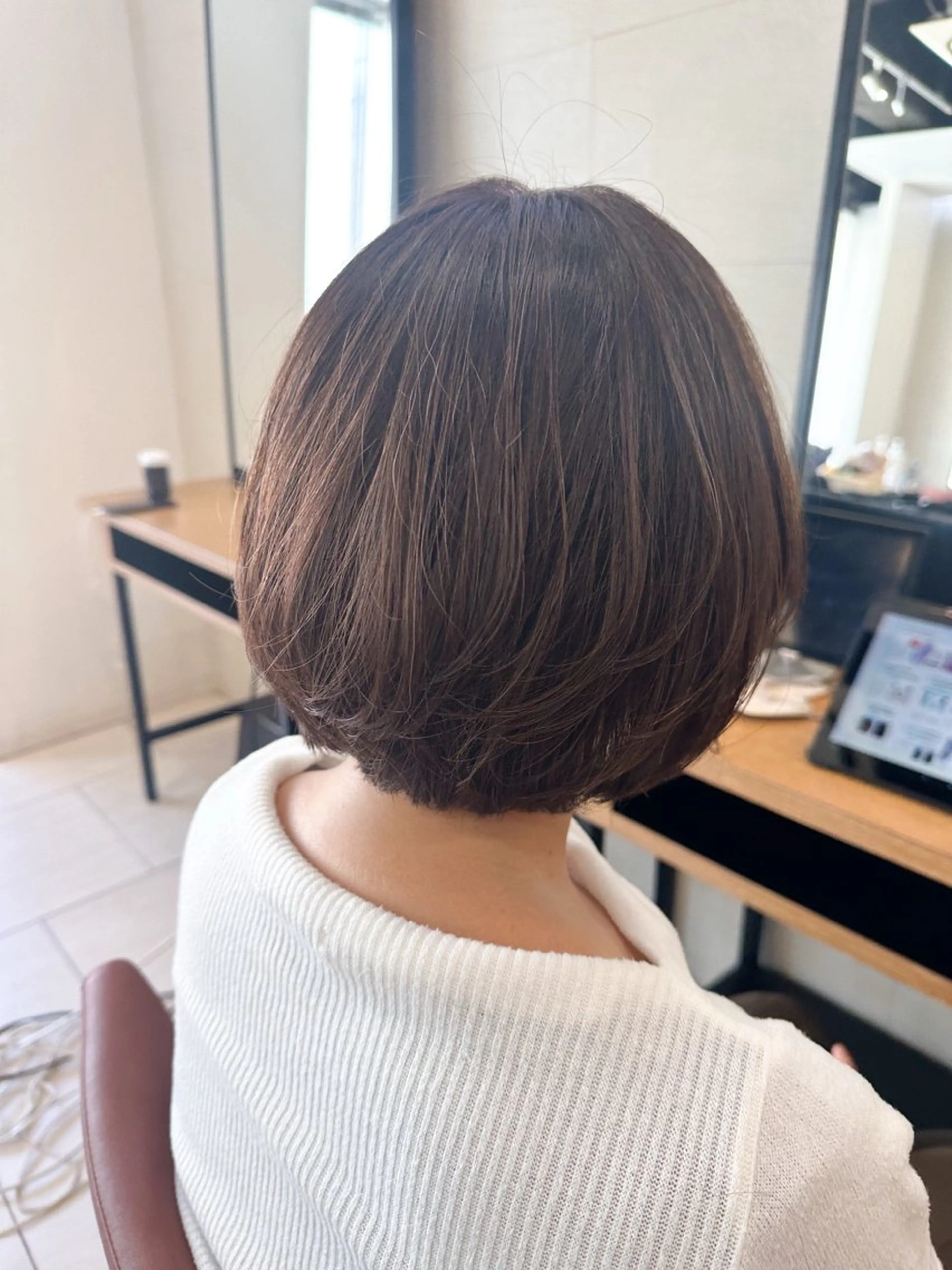 カラー 透明感カラー ヘアカラー トリートメント フェザーパーマ/ 縮毛矯正/げんのヘアスタイル