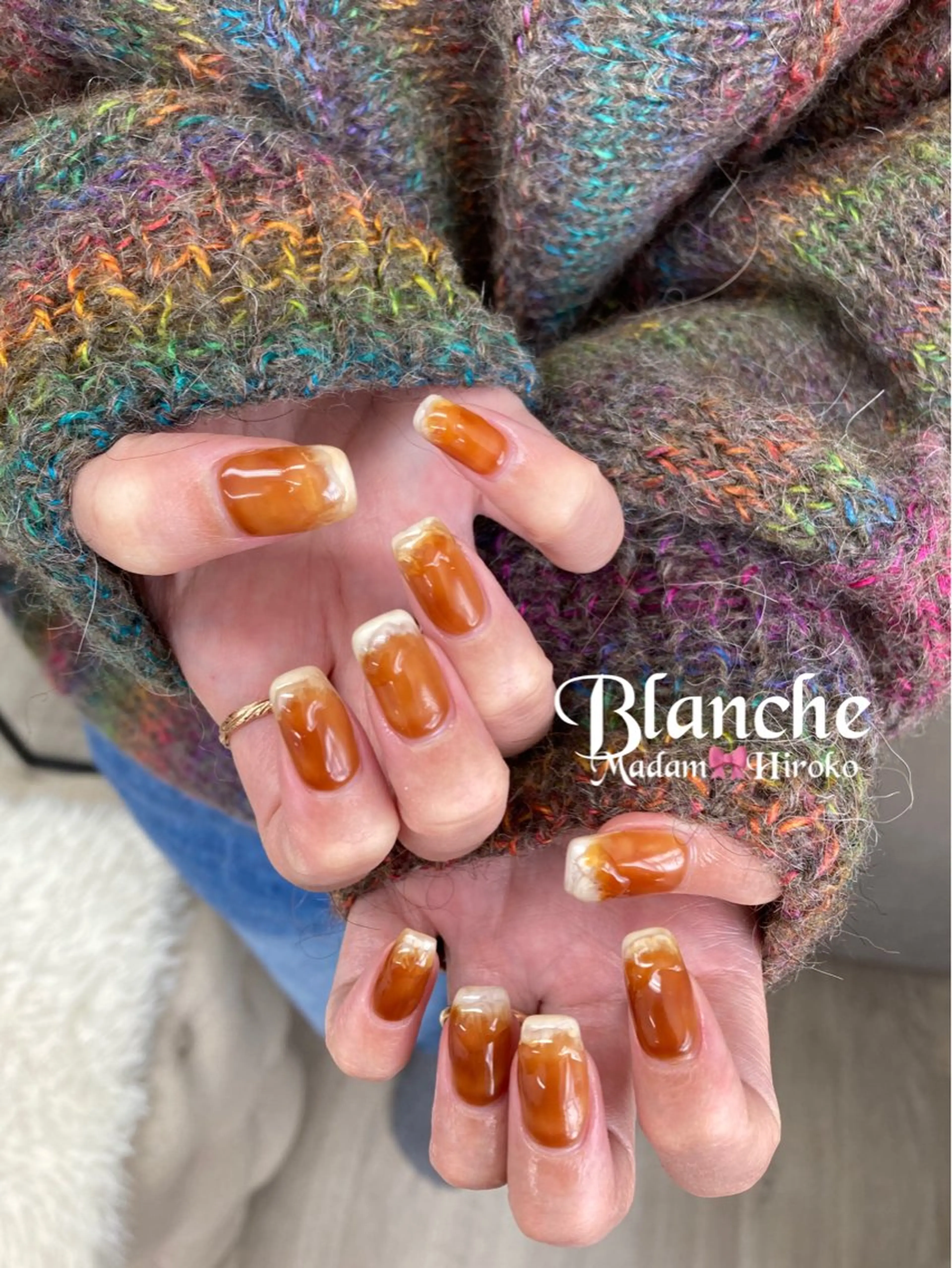 ネイル ニュアンスネイル Lianネイル 寛子Lianのネイルデザイン