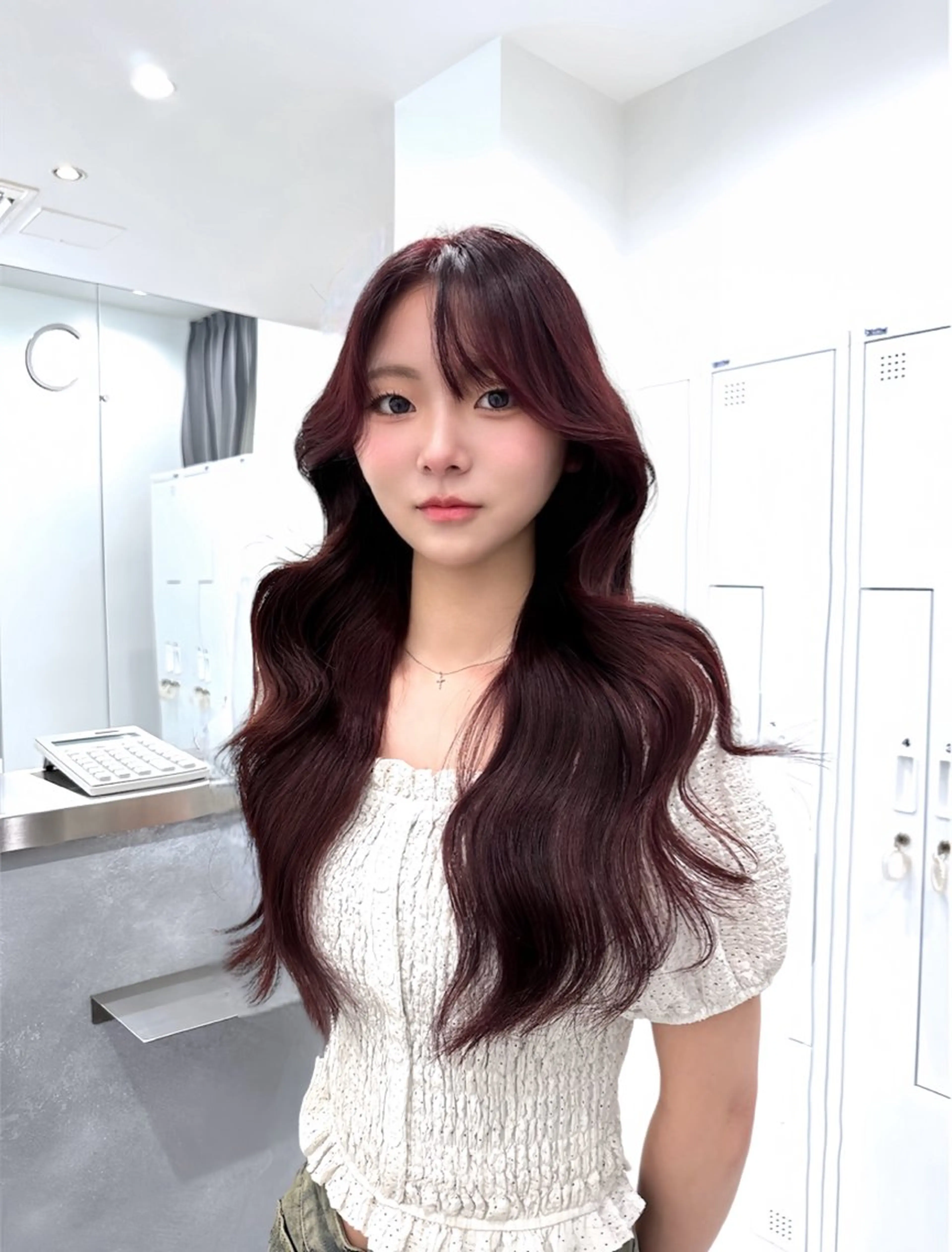 ロング カラー ヘアカラー トリートメント ヘアセット miuru/網紅ヘア 🇨🇳レイヤーのヘアスタイル