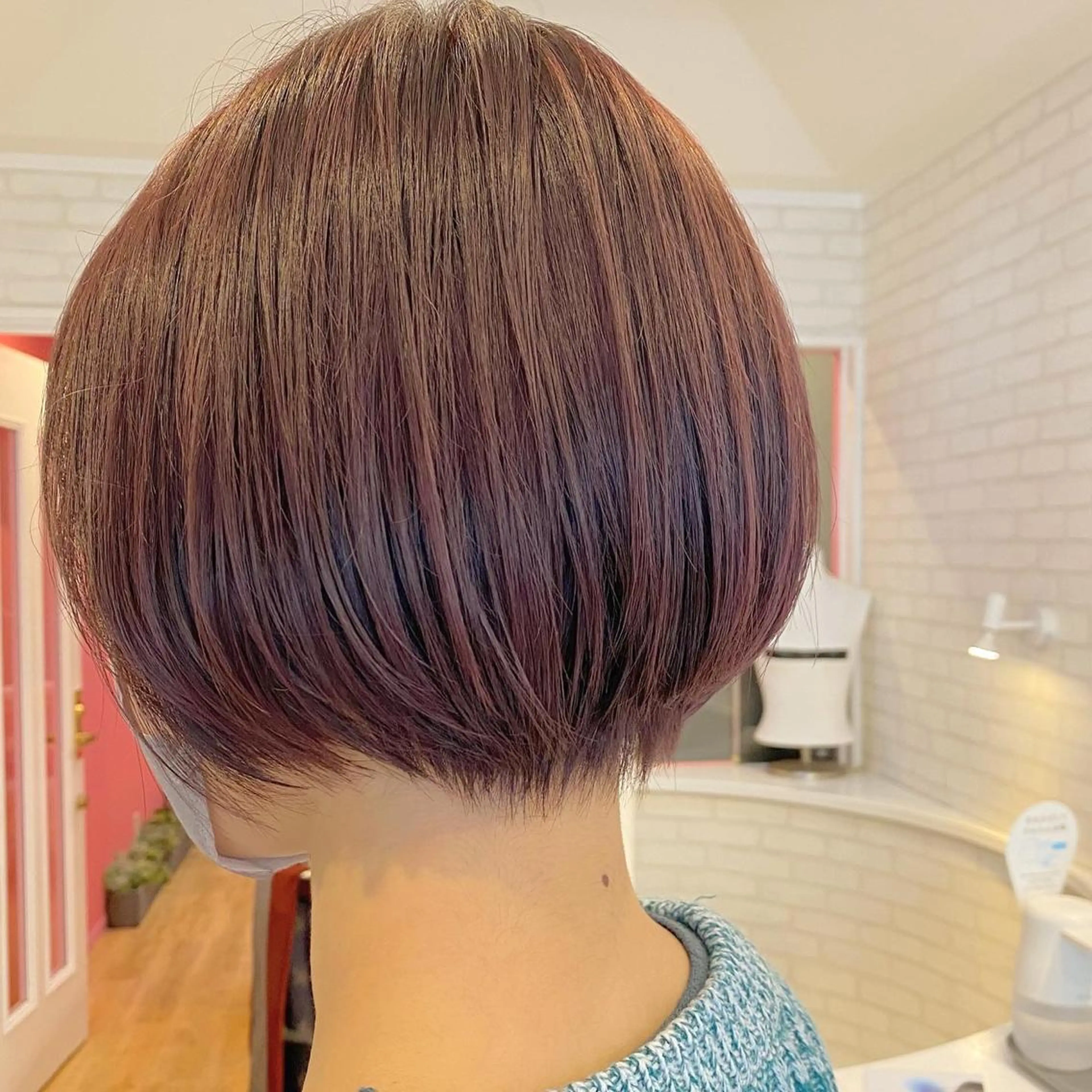 ショート カラー すずき なぎさ☀️のヘアスタイル