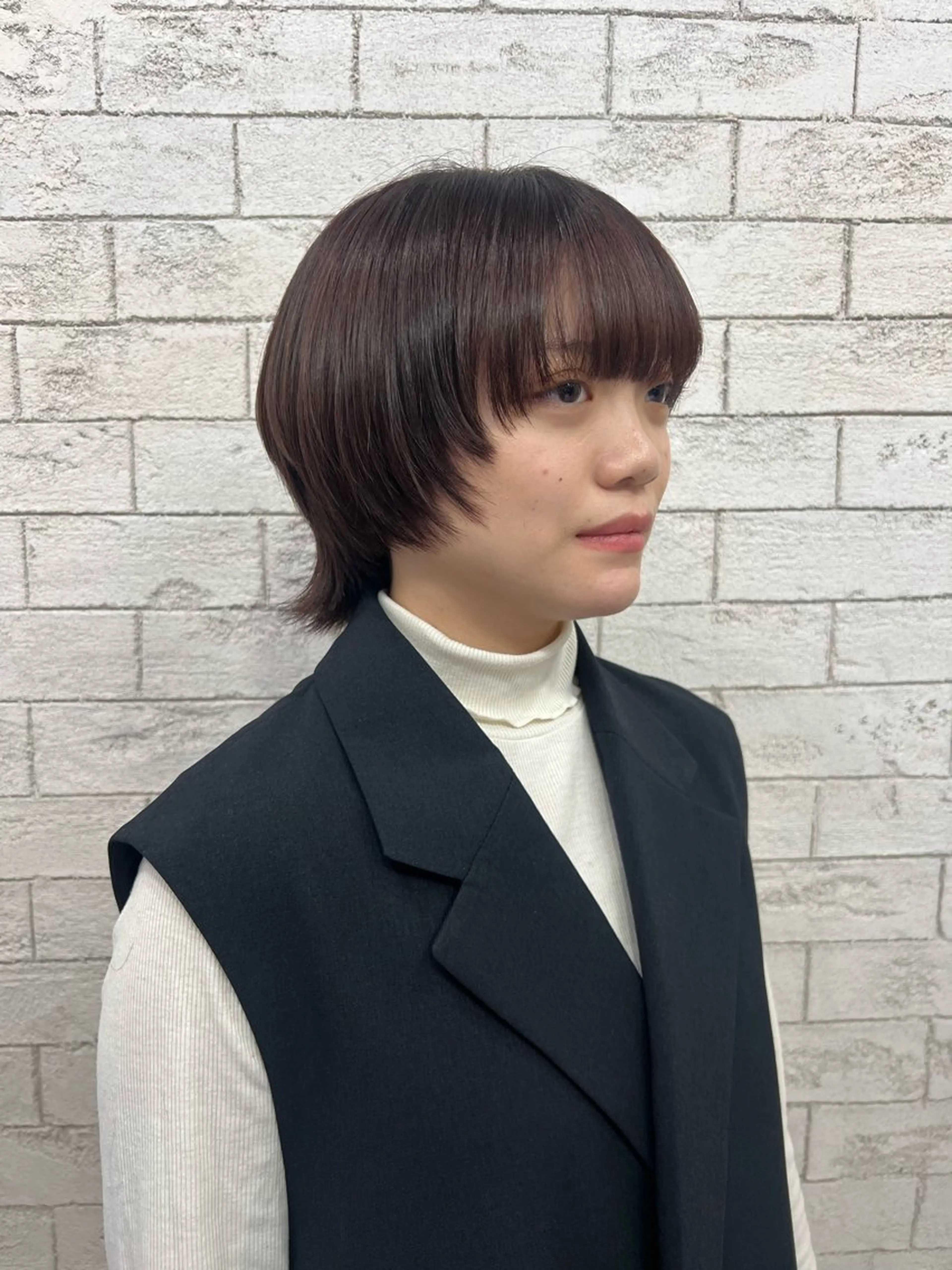 ショート カット ヘアカラー トリートメント ブリーチカラー 🤎〰️Yuunaのヘアスタイル
