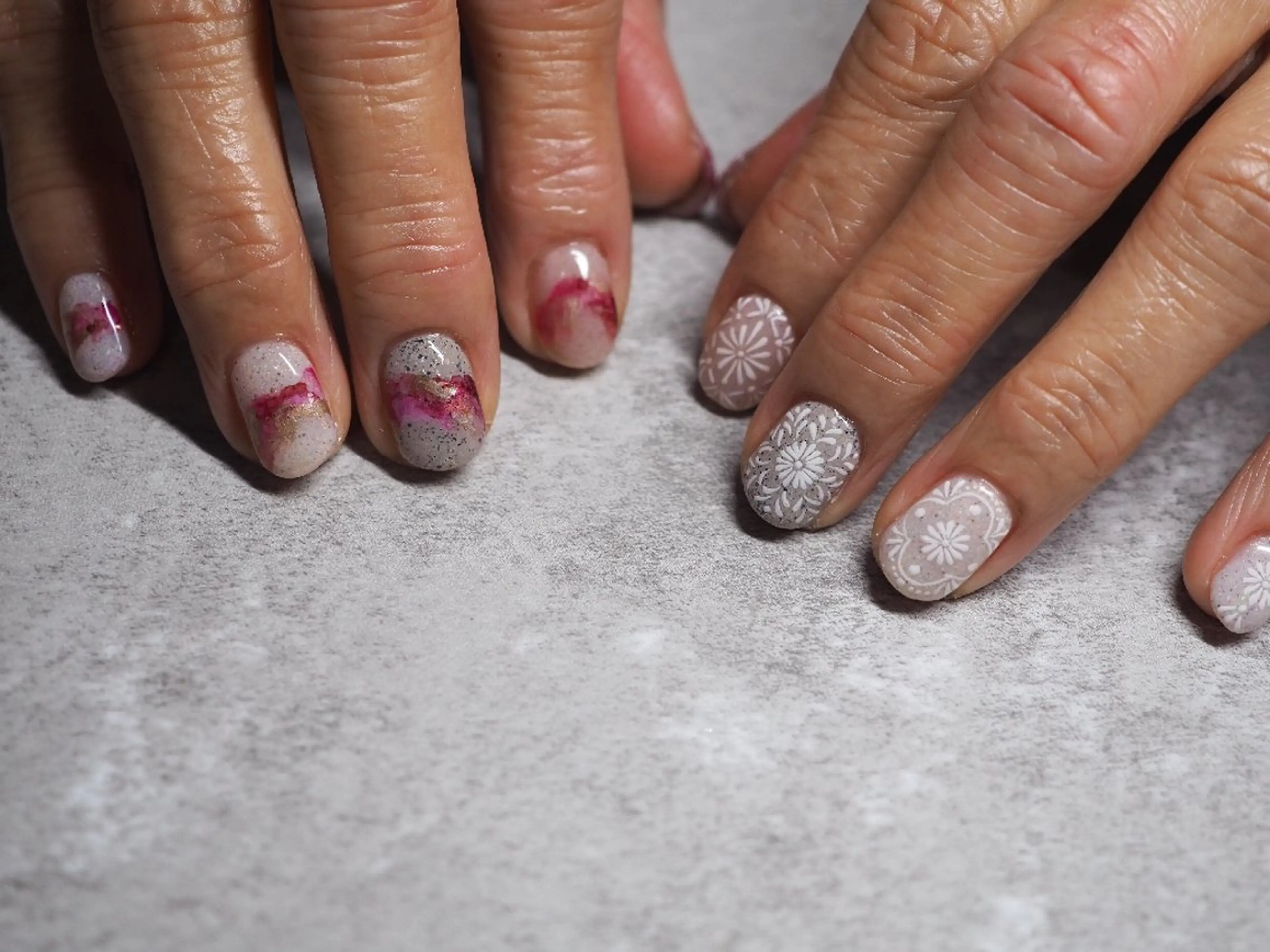 ネイル ハンドネイル glaNje 福光のネイルデザイン