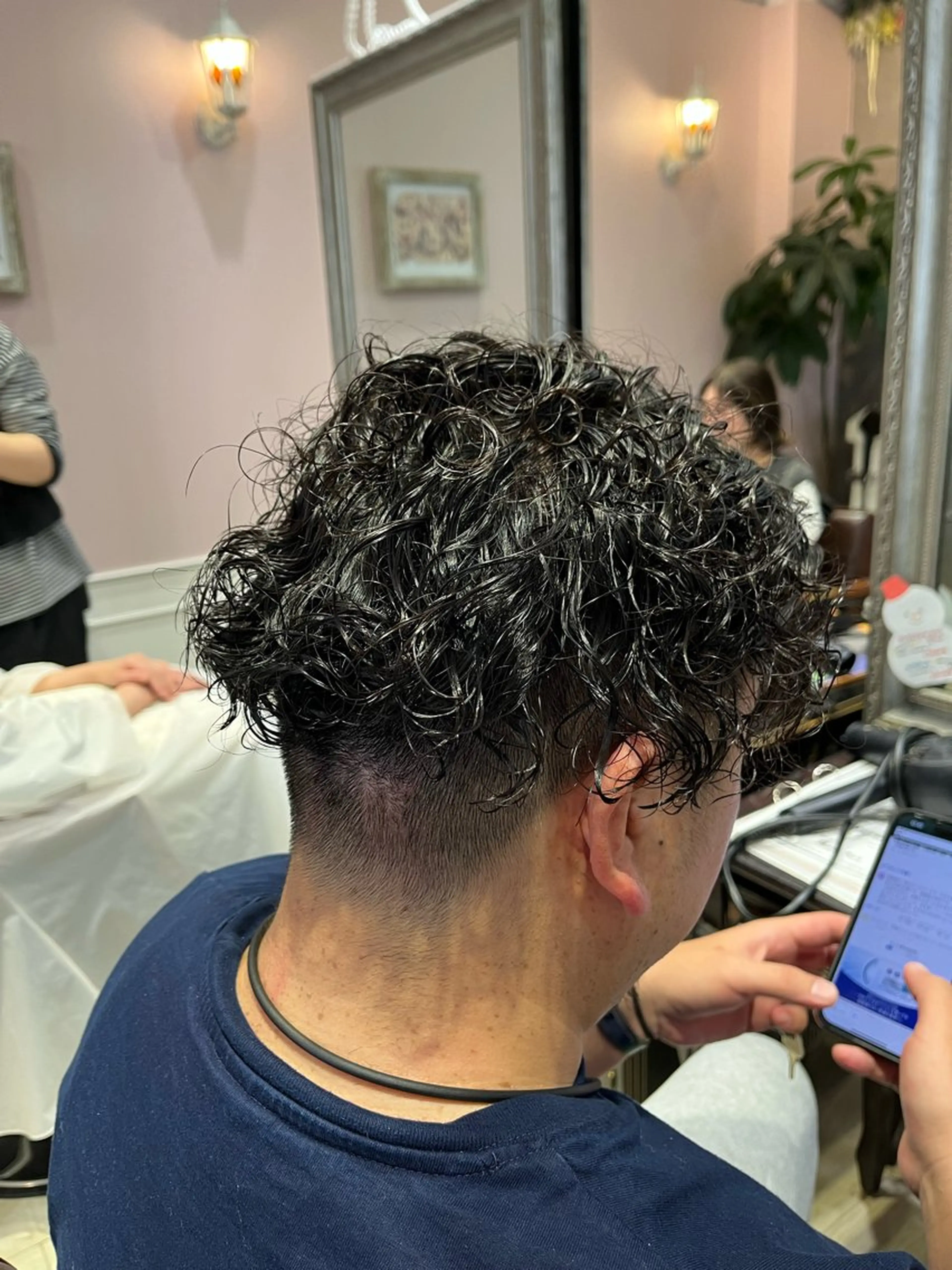 パーマ メンズ メンズパーマ レイヤー/透明感/髪 質改善/メンズ/佐藤のヘアスタイル