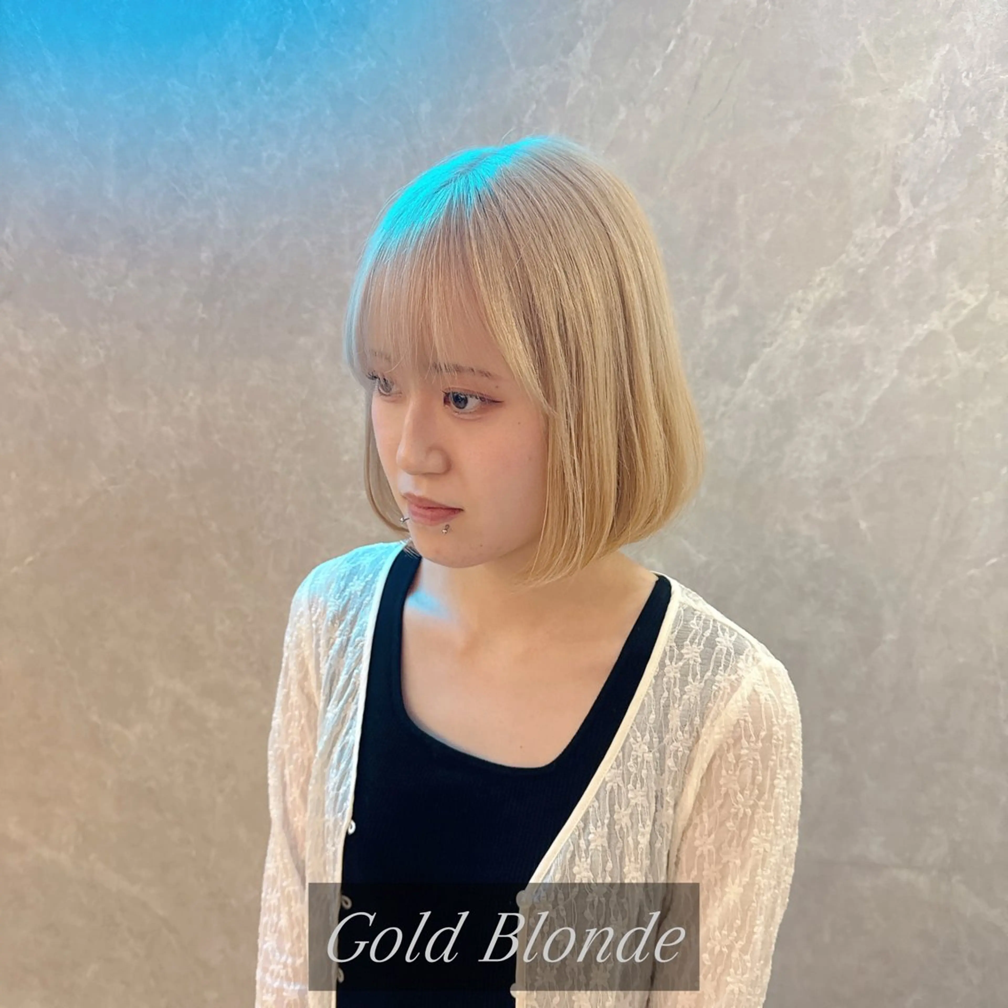 ショート カラー バレイヤージュ ブリーチ ブロンド ケアブリーチ ダブルカラー ヘアカラー トリートメント Lilith 【リリス】のその他イメージ