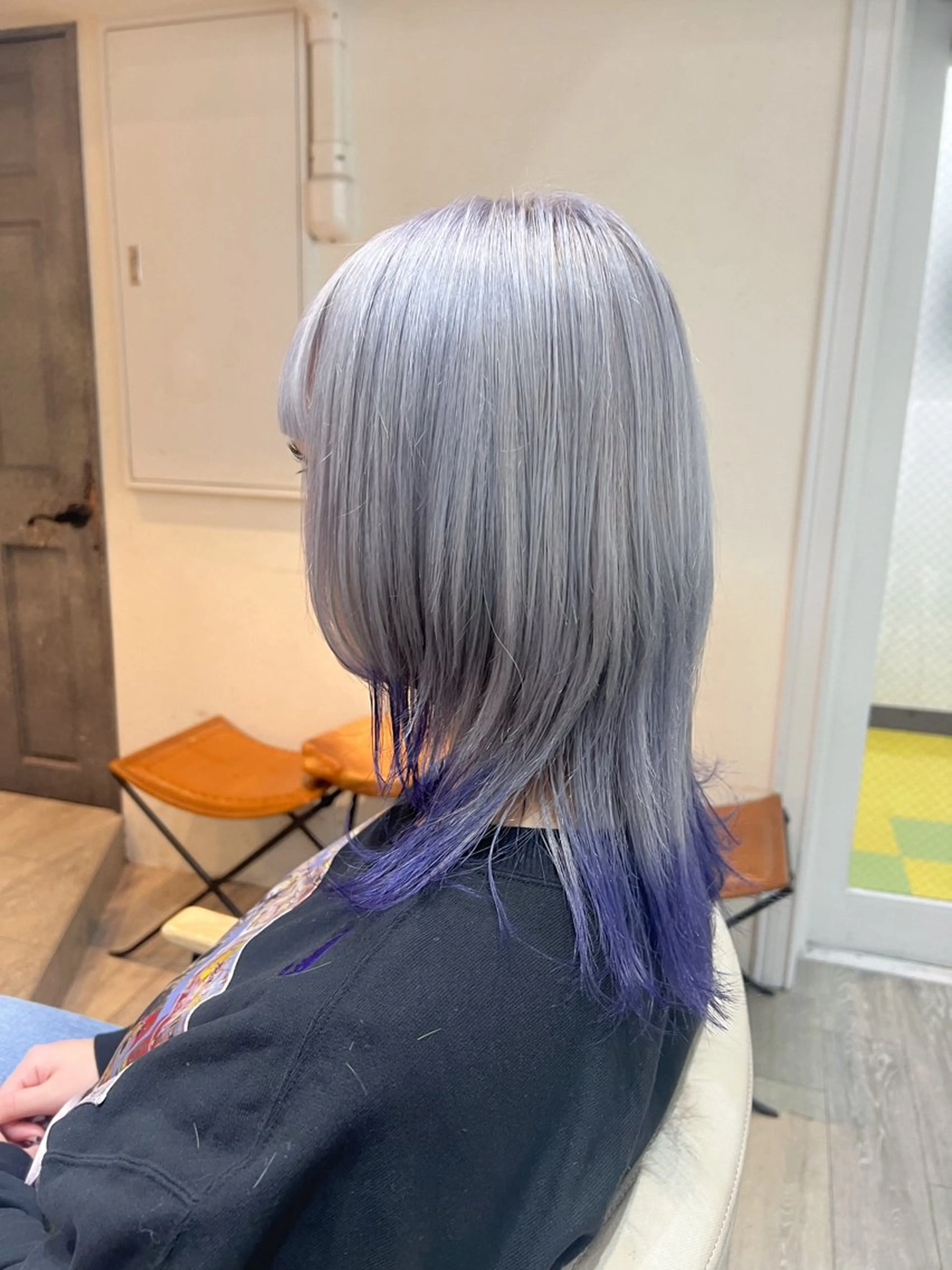 ミディアム ヘアカラー ☺︎ RIHOのヘアスタイル