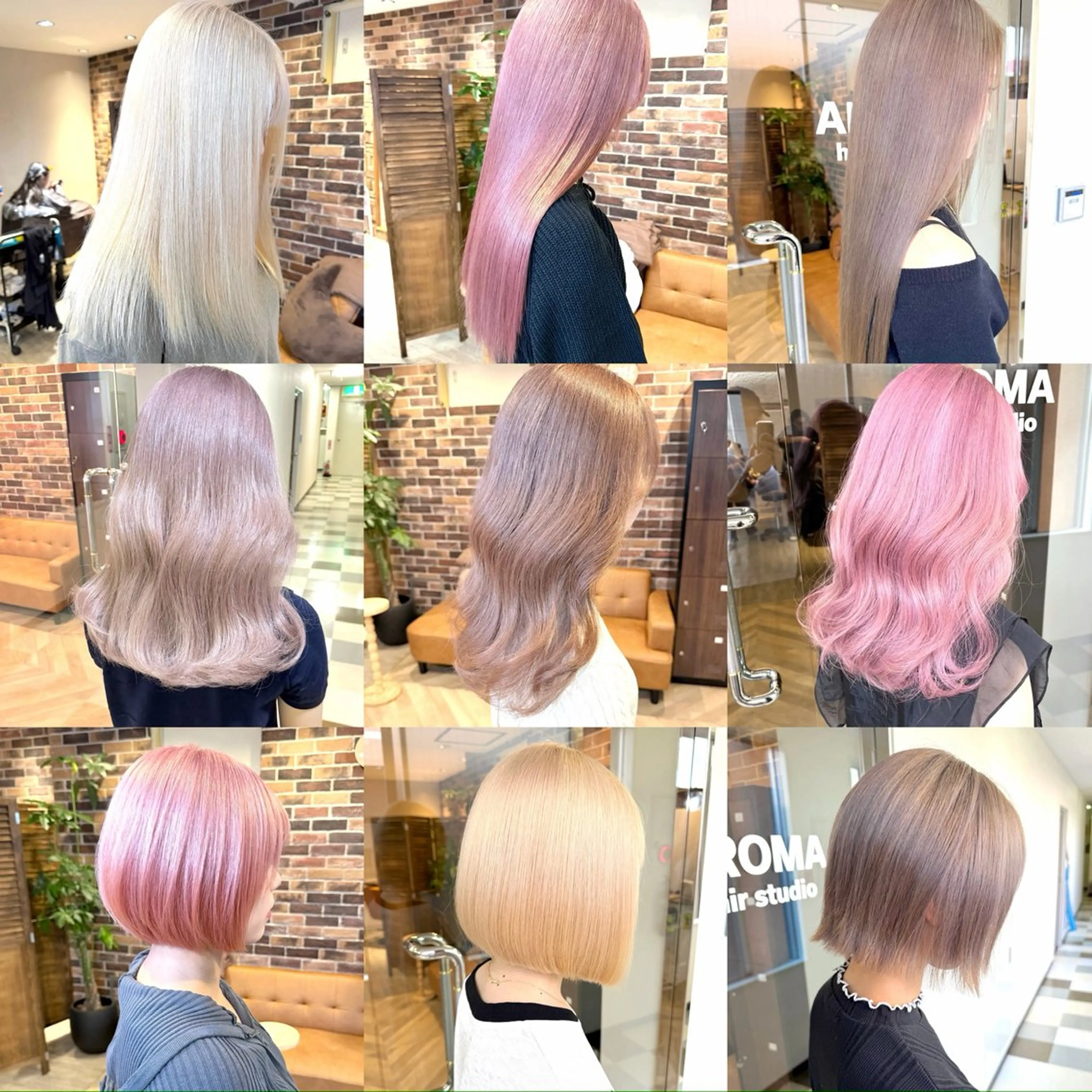 セミロング ヘアカラー ブリーチ/ ダブルカラー/RYOのヘアスタイル