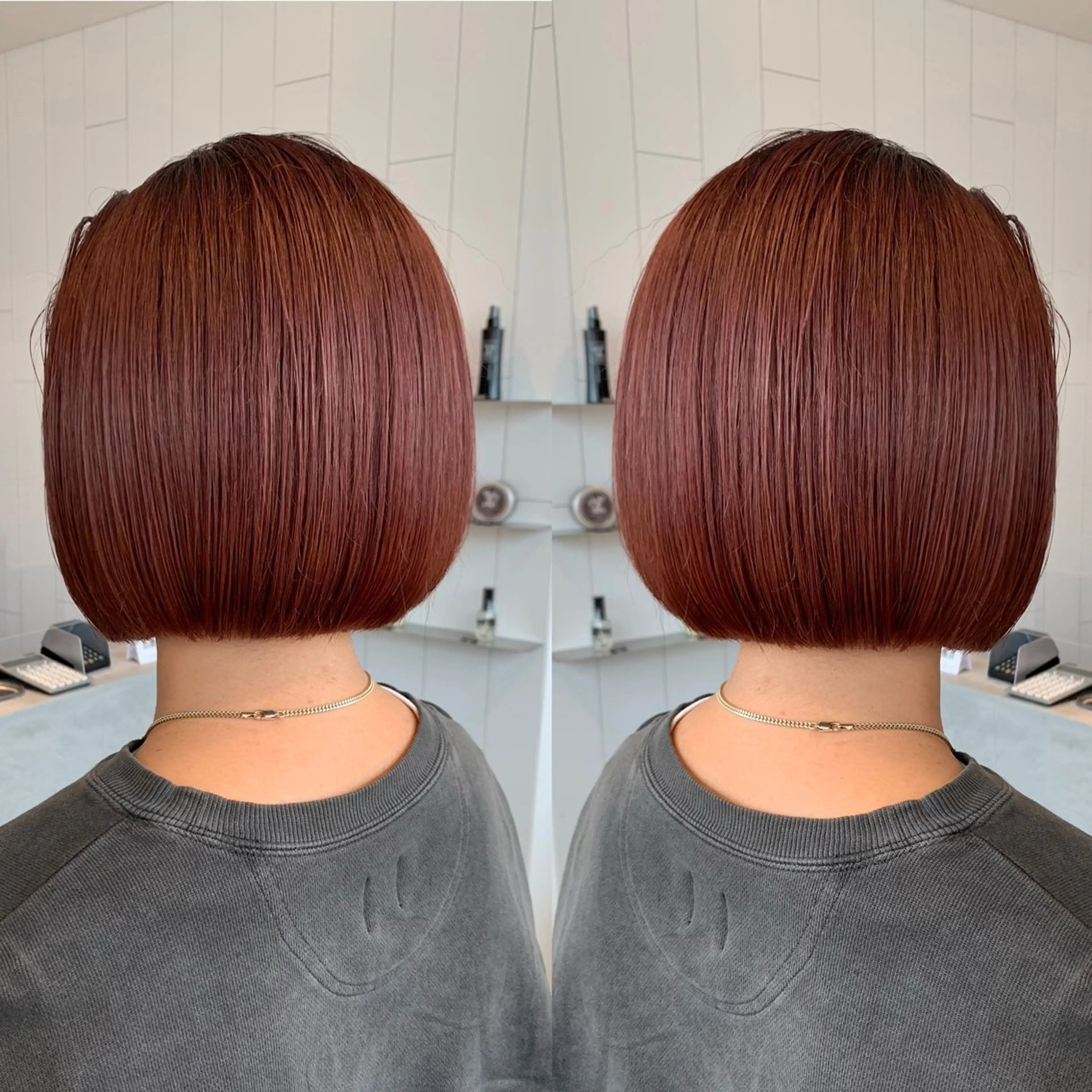 ショート ボブ カット ヘアカラー 海外ヘアー 山村拓士のヘアスタイル