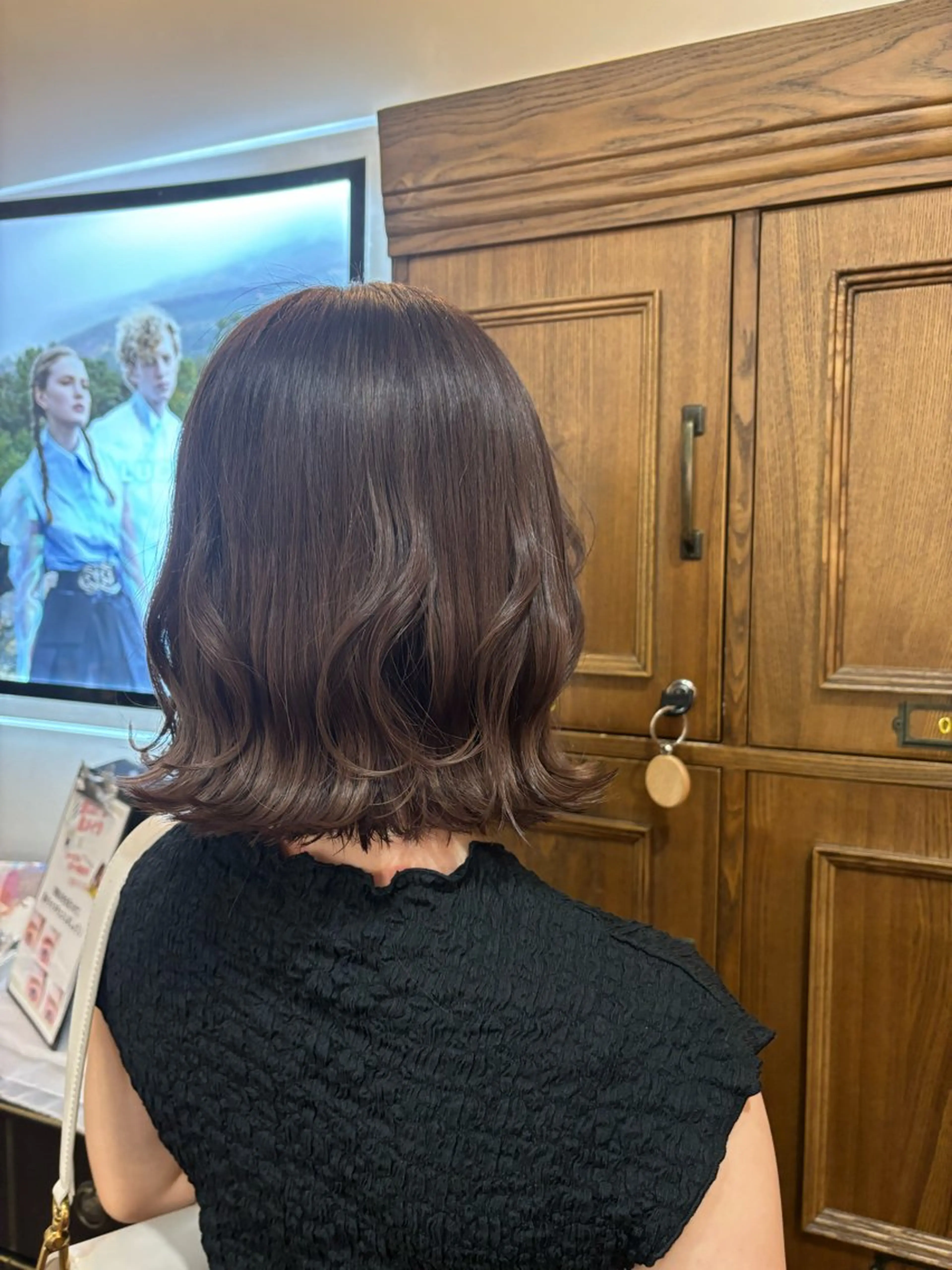 ミディアム 天野 妃菜のヘアスタイル