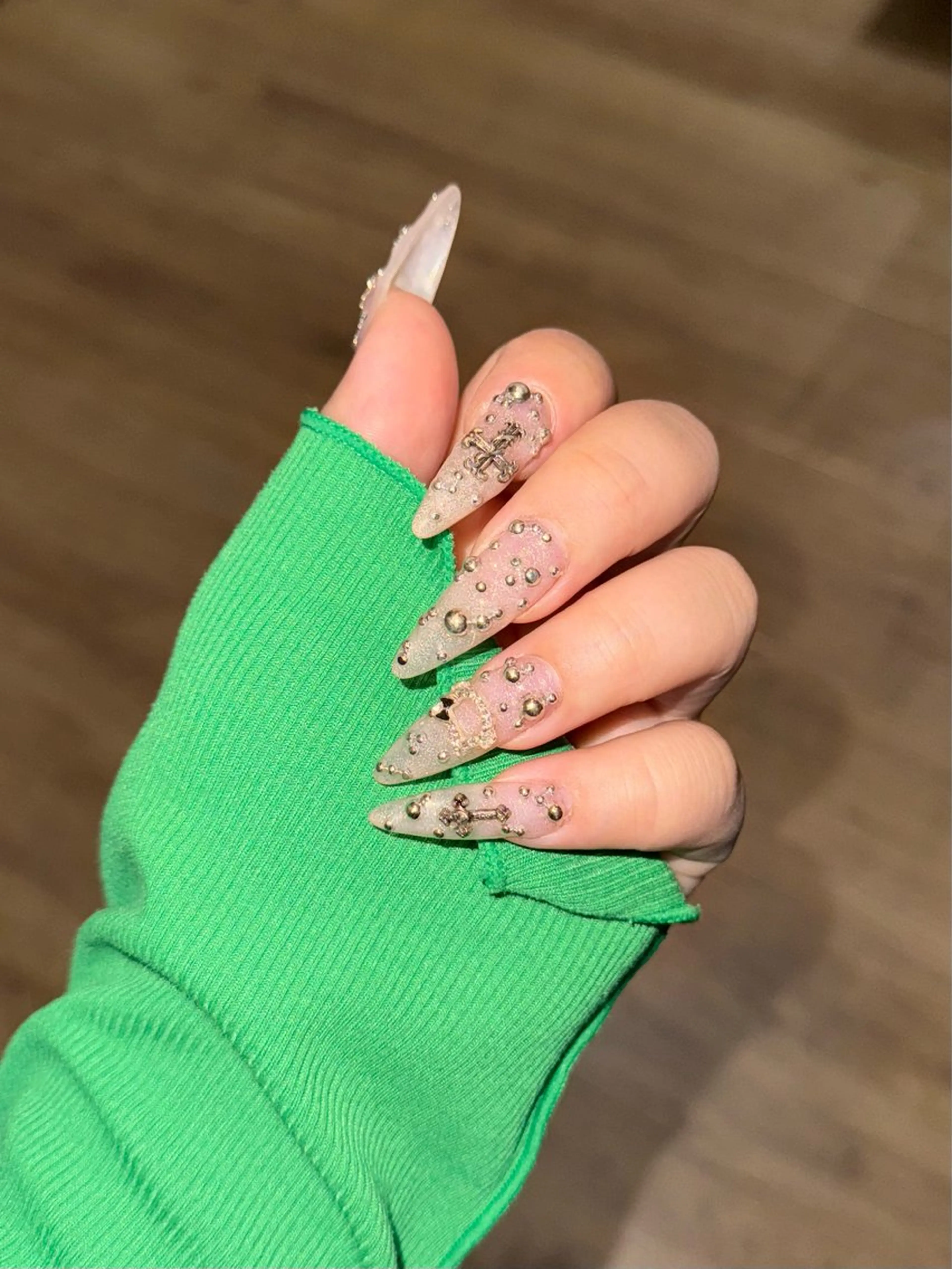 ロング 小川 柚香のネイルデザイン