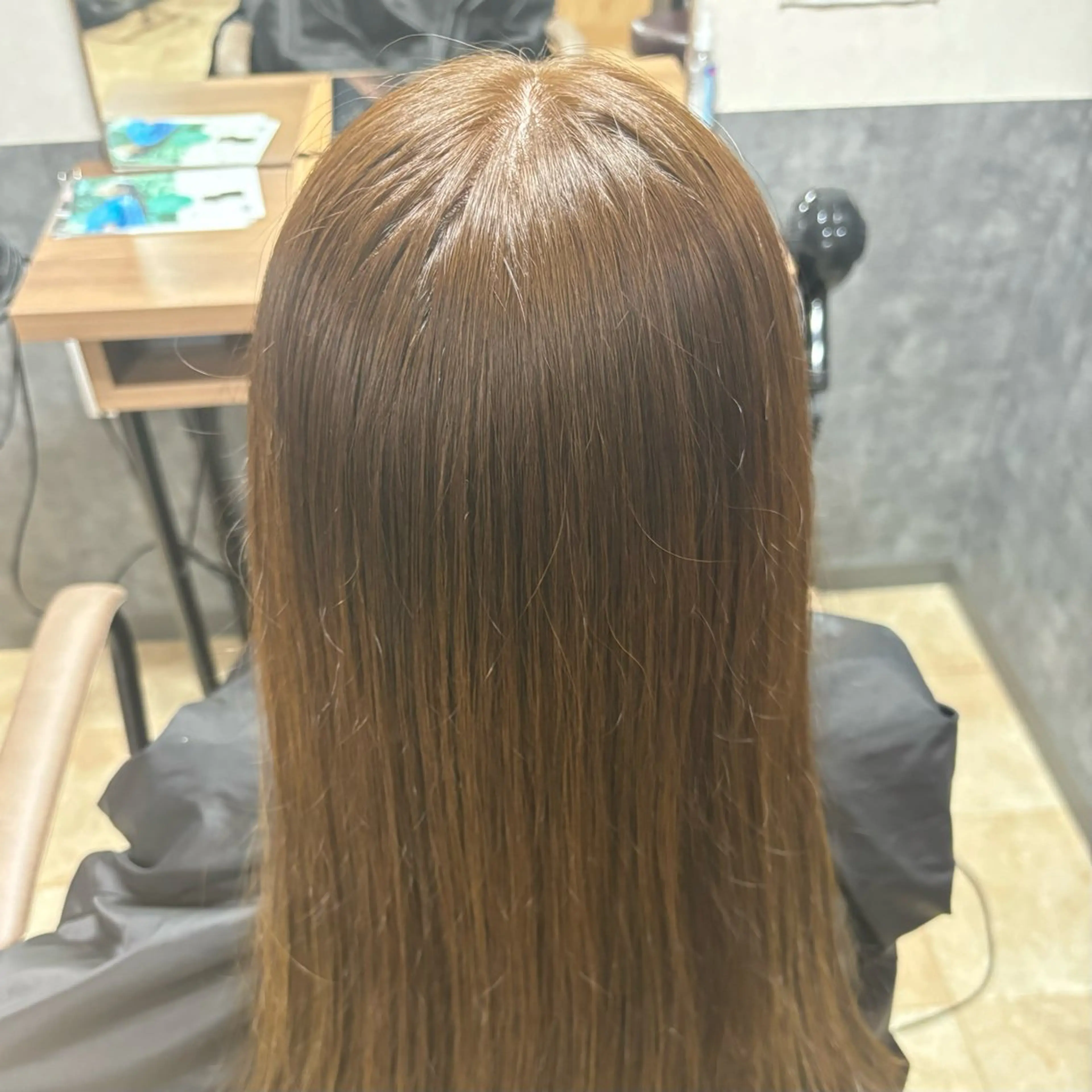 ロング カラー ブラウンカラー 竹内 滉太のヘアスタイル