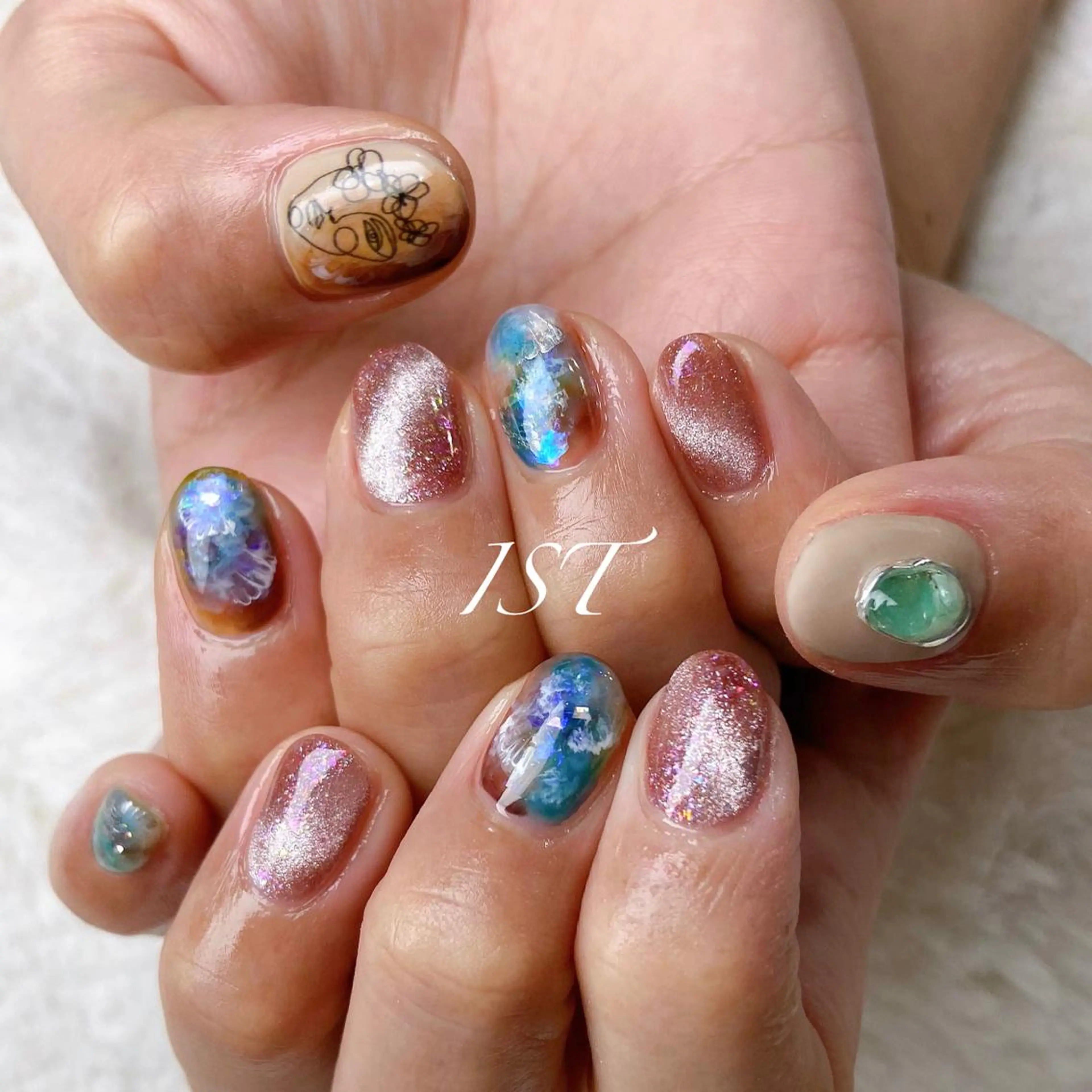 ネイル メンズ歓迎🙆‍♀️ エステ/ネイルISTのネイルデザイン