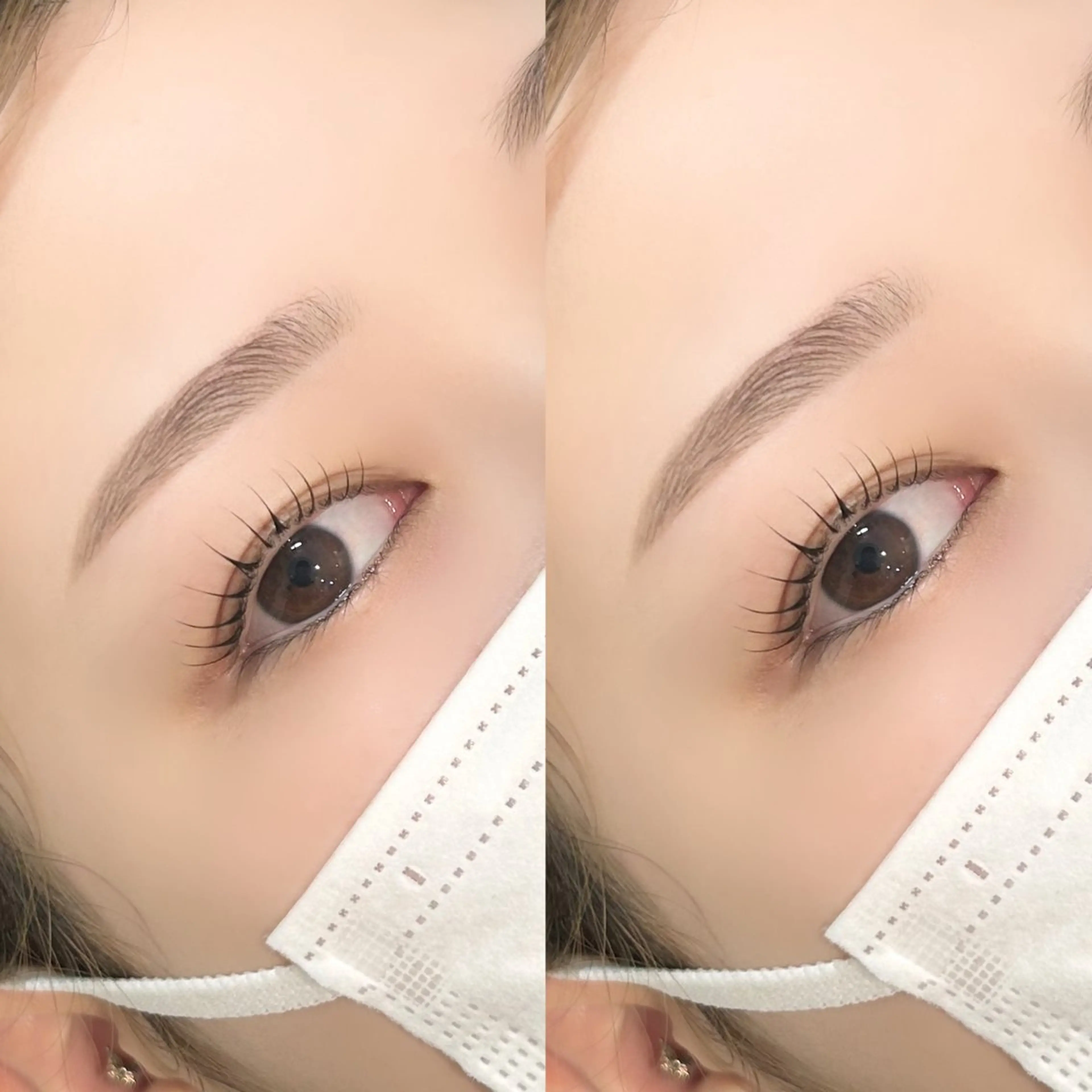 マツエク・マツパ 一重×まつ毛パーマ M.wish Satsuki🖤のマツエク・マツパデザイン