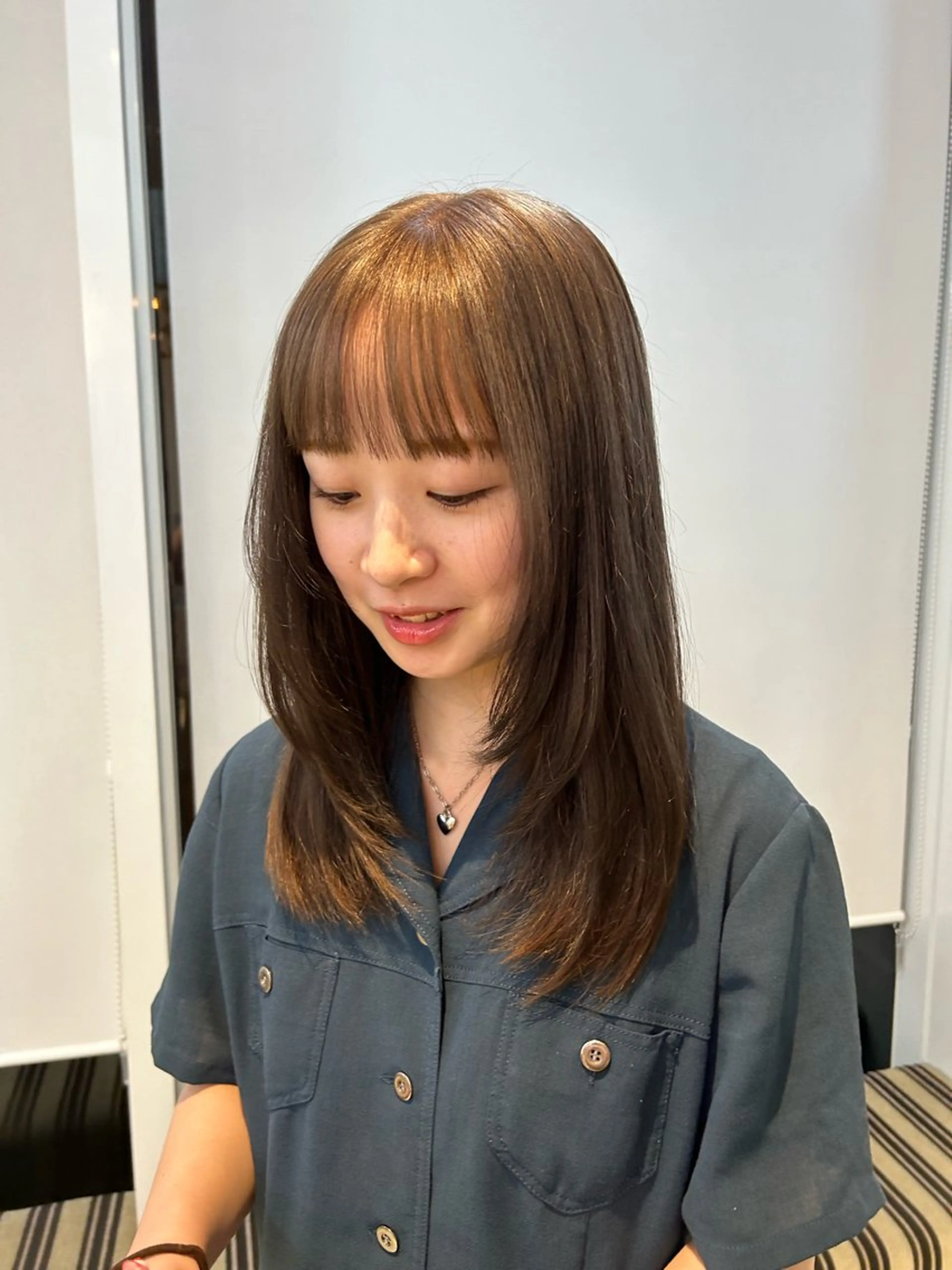 ロング カラー ブリーチ 透明感カラー ヘアカラー 表参道OLSEN✂︎ nanamiのヘアスタイル