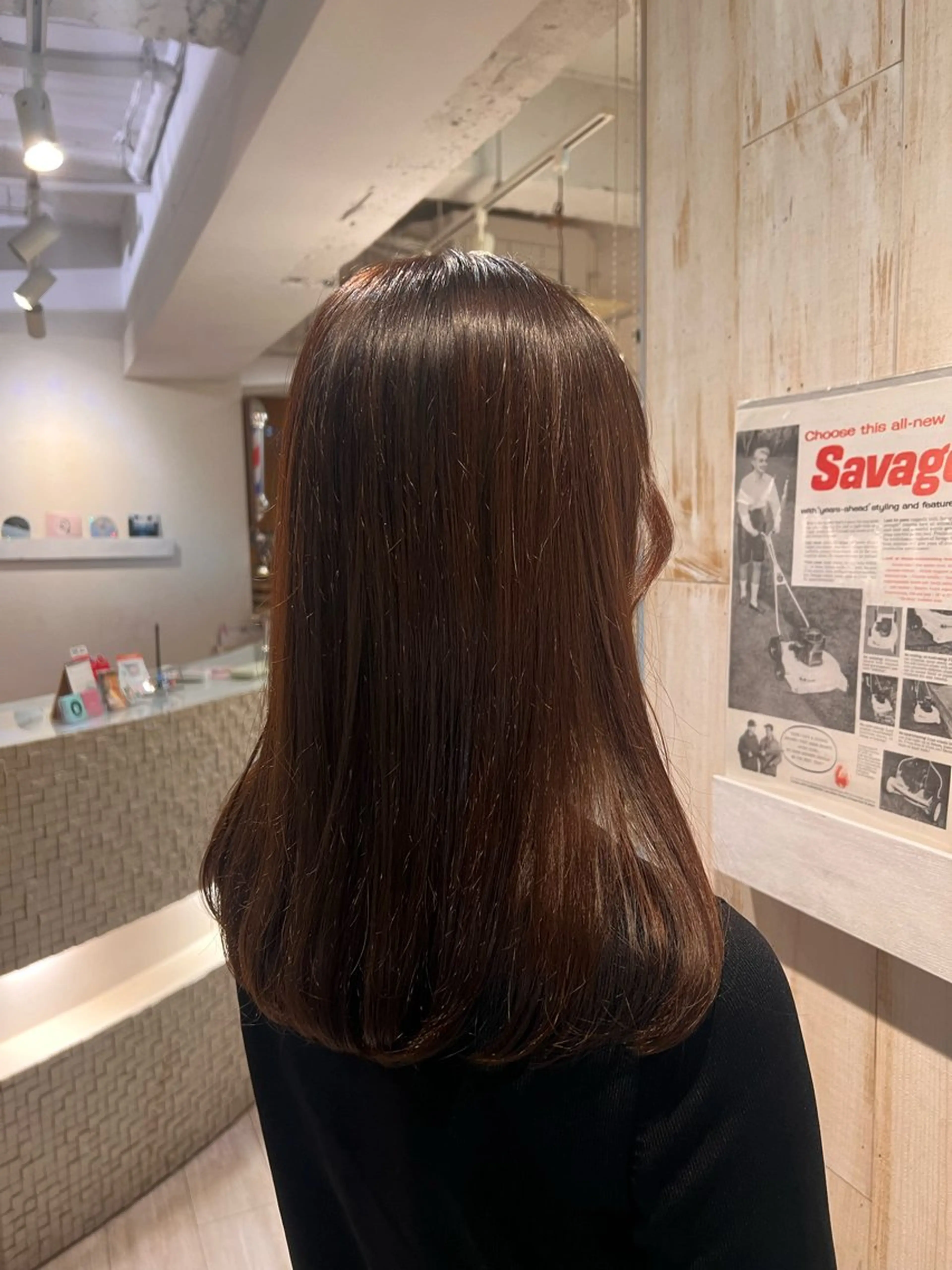 ロング カラー 韓国/小顔レイヤー/ ウルフ/coconaのヘアスタイル