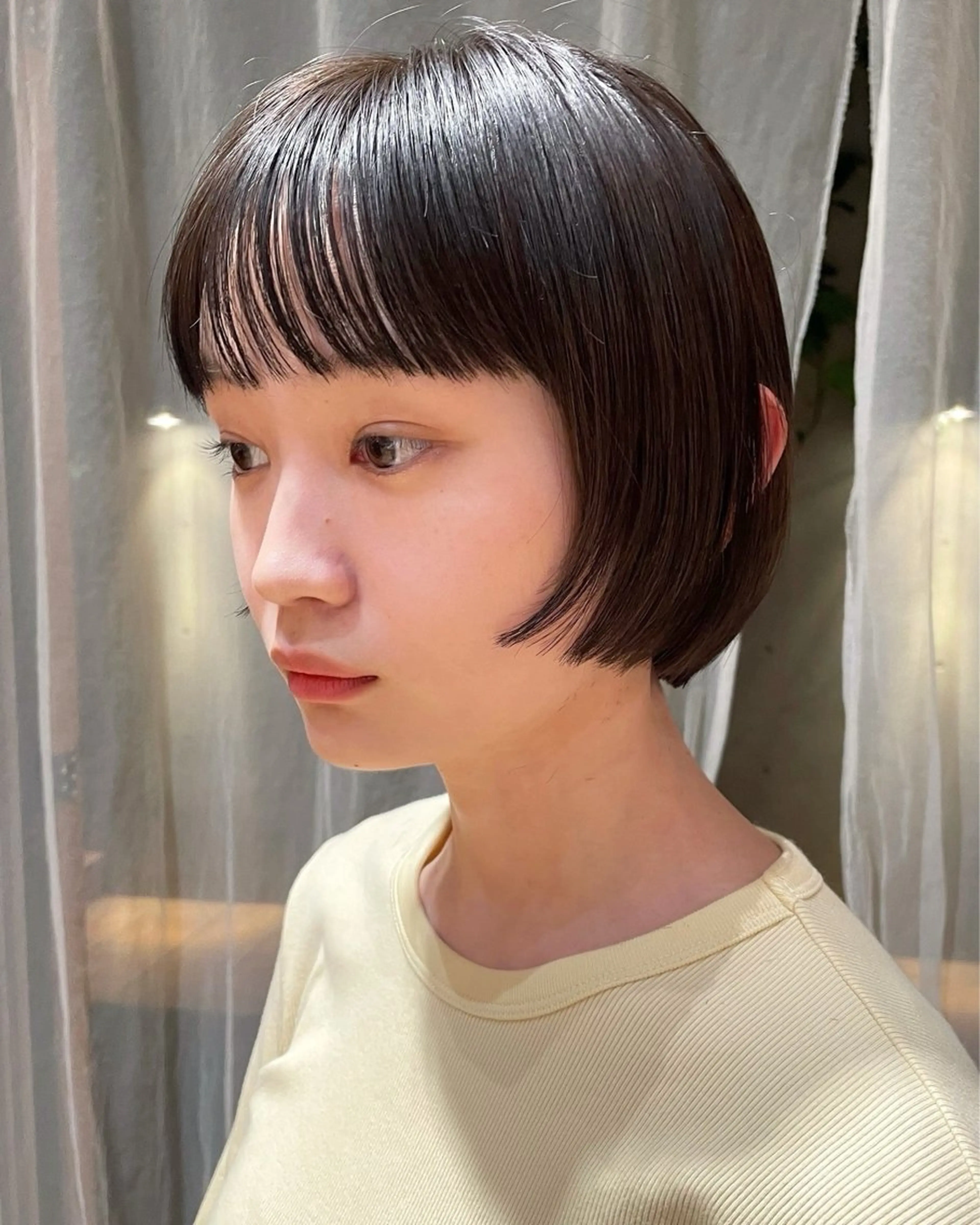 ショート ショートボブ 丸みショート ボブ ショートヘア カット トリートメント ボブ/ショート 吉田竣のヘアスタイル
