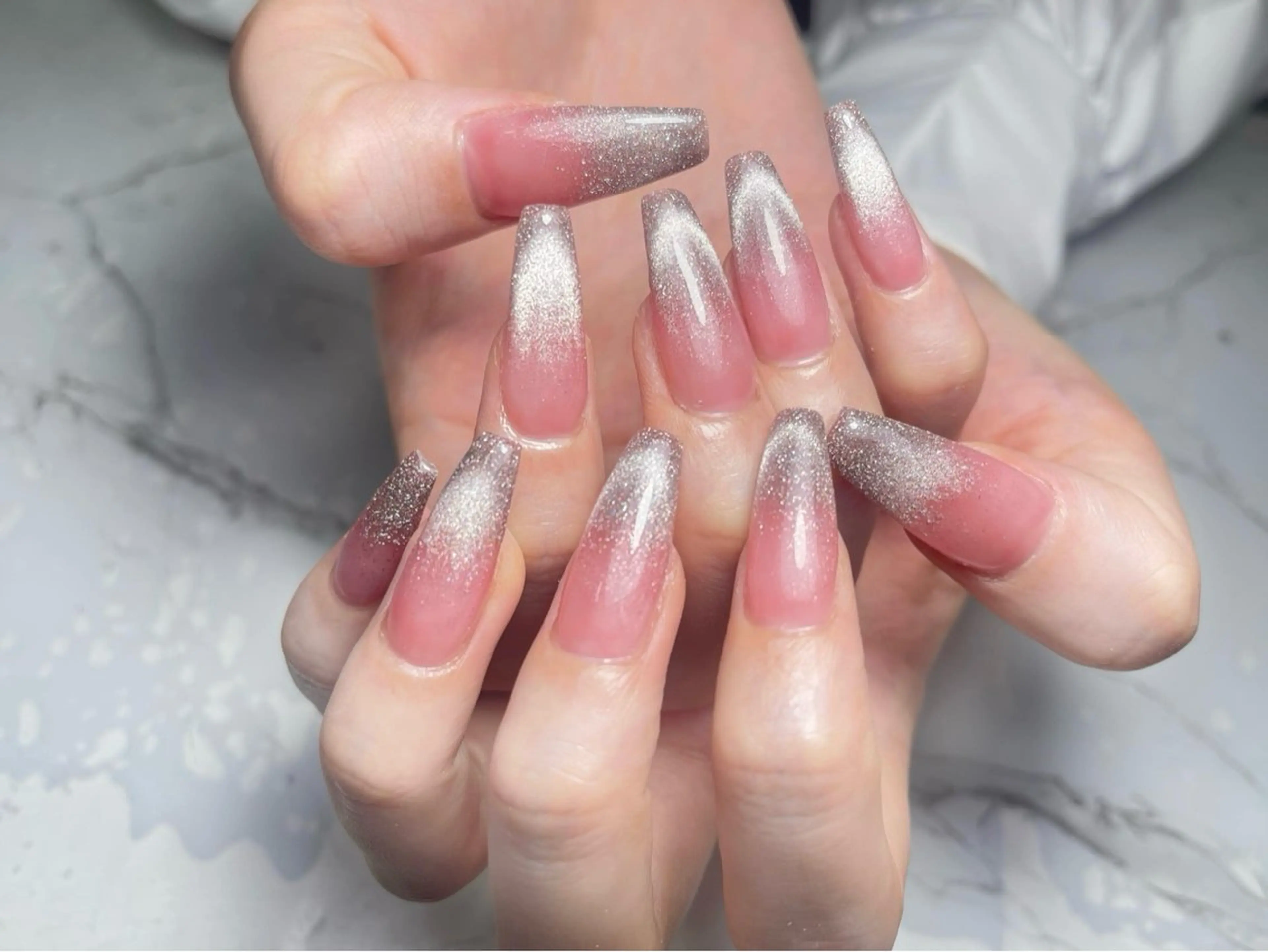 ネイル アートネイル フレンチネイル ジェルネイル グラデーション 韓国ネイル ハンドネイル Nail Salon Kihi さくらのネイルデザイン