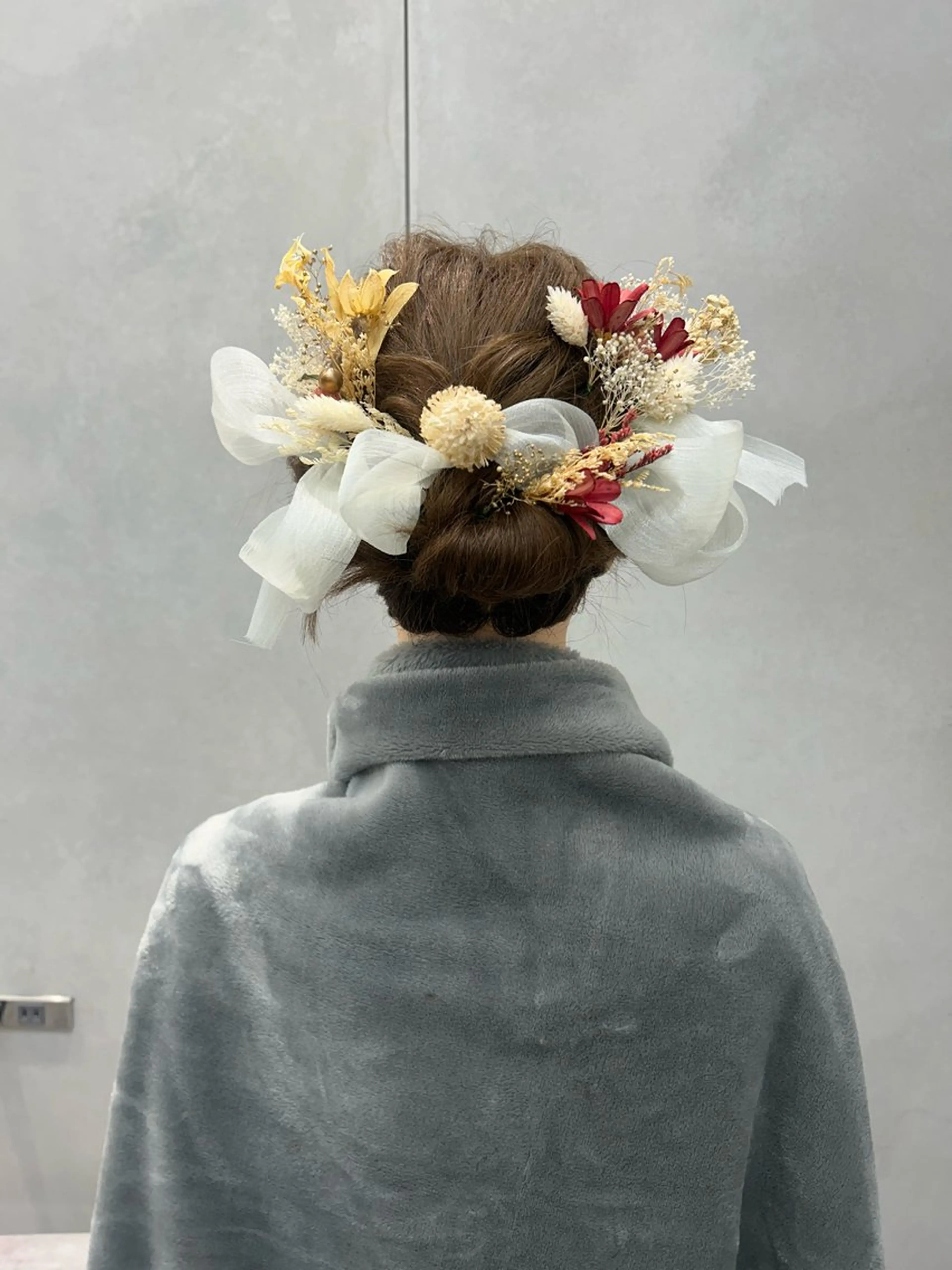 ロング ヘアセット 卒業式ヘアセット🎀 ヘアアレンジのヘアスタイル