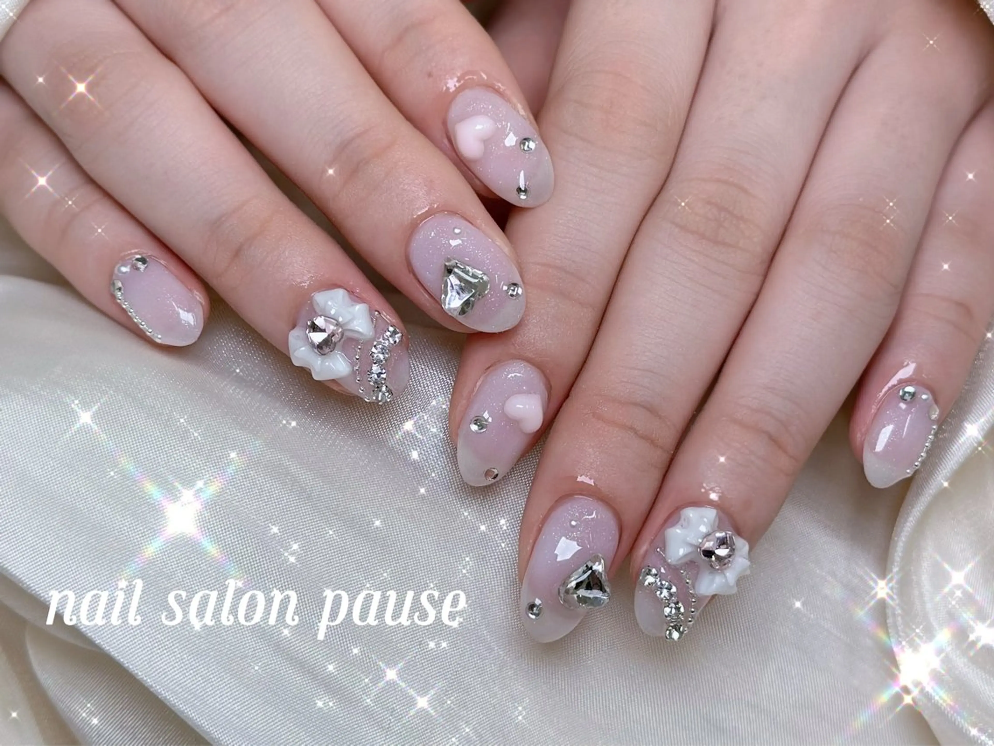 ネイル ハンドネイル ハンドケア nail salon pause✨のネイルデザイン