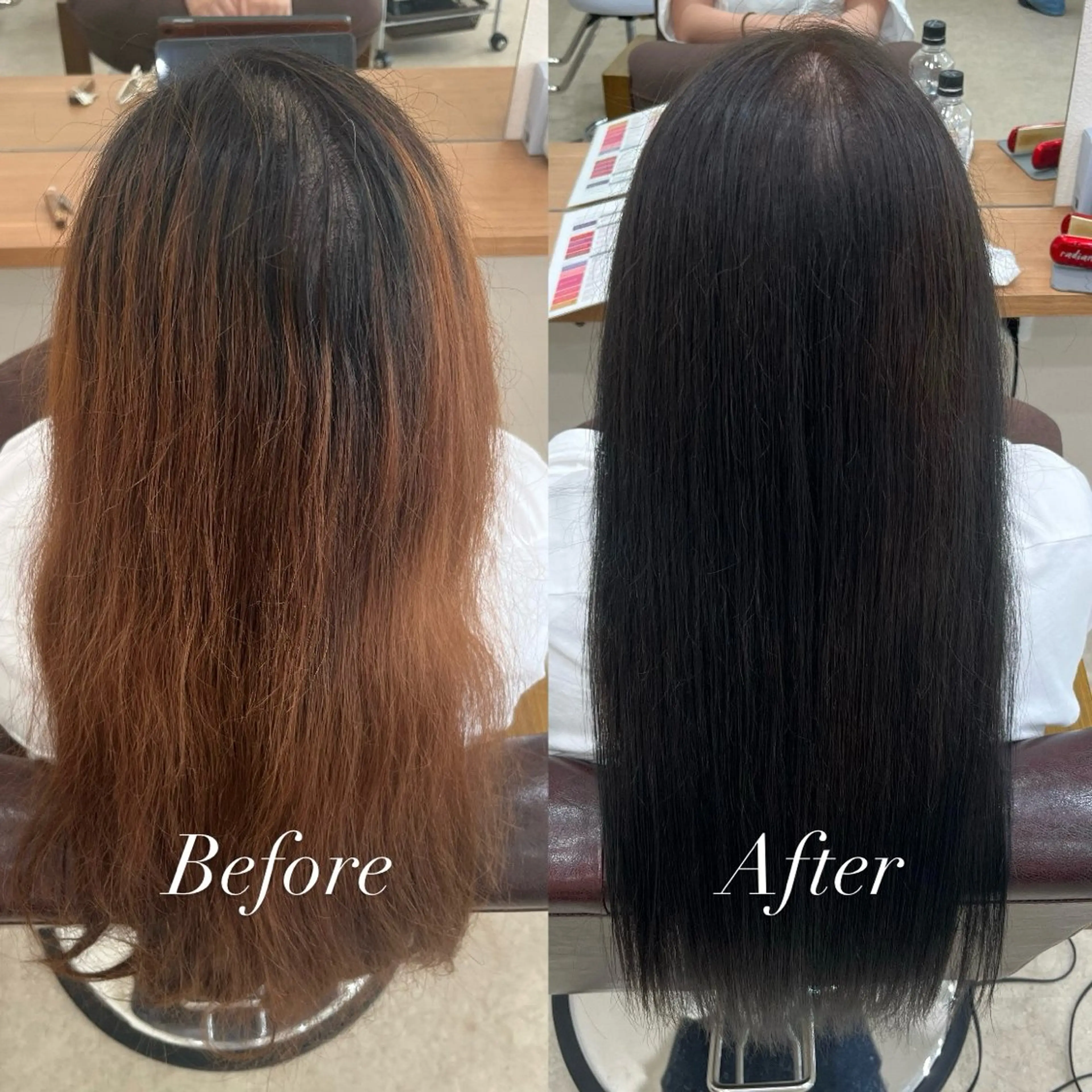 カラー ヘアカラー 永井 夢彩のヘアスタイル