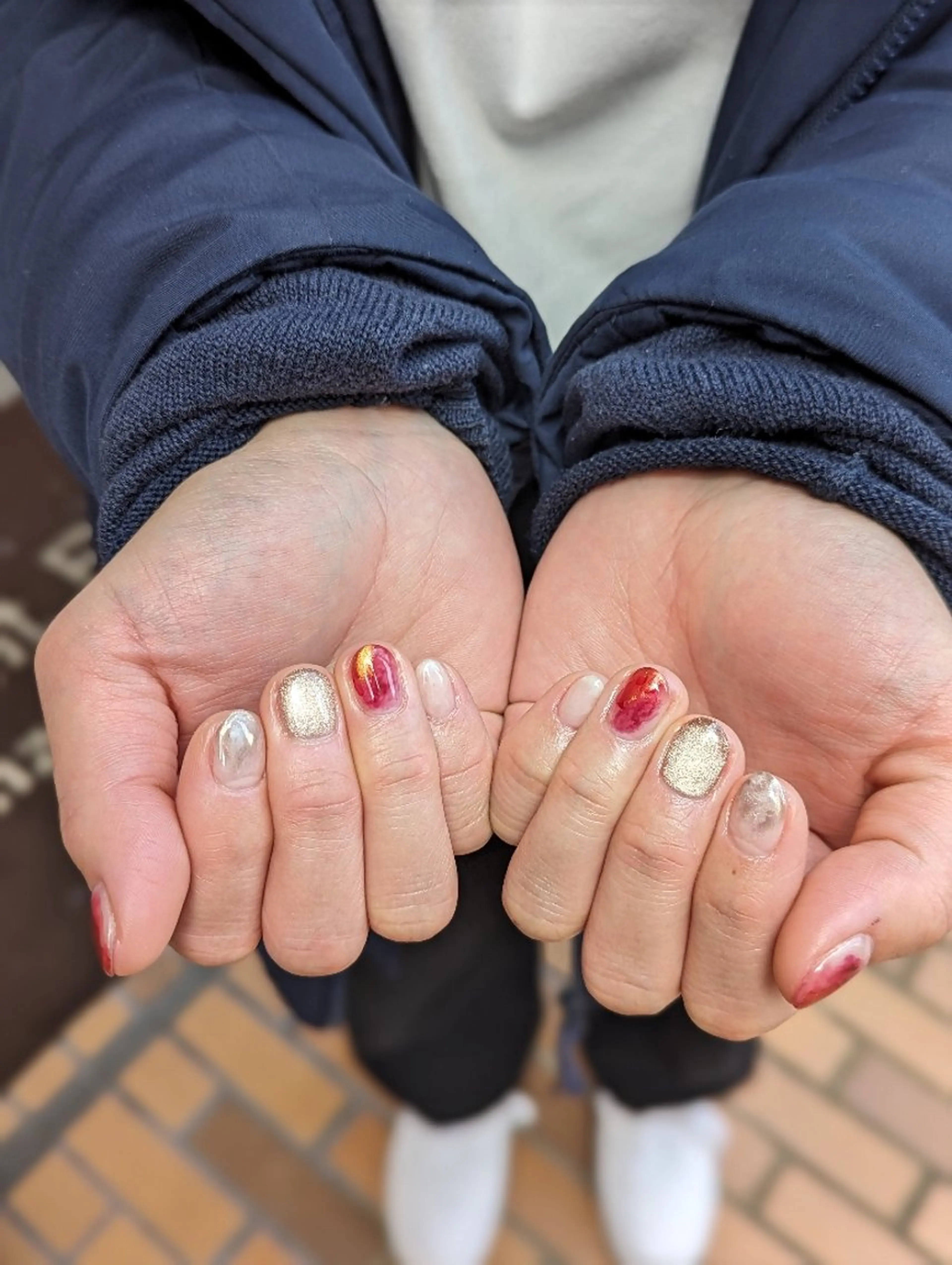 ネイル シンプルネイル 本村 れいみのネイルデザイン