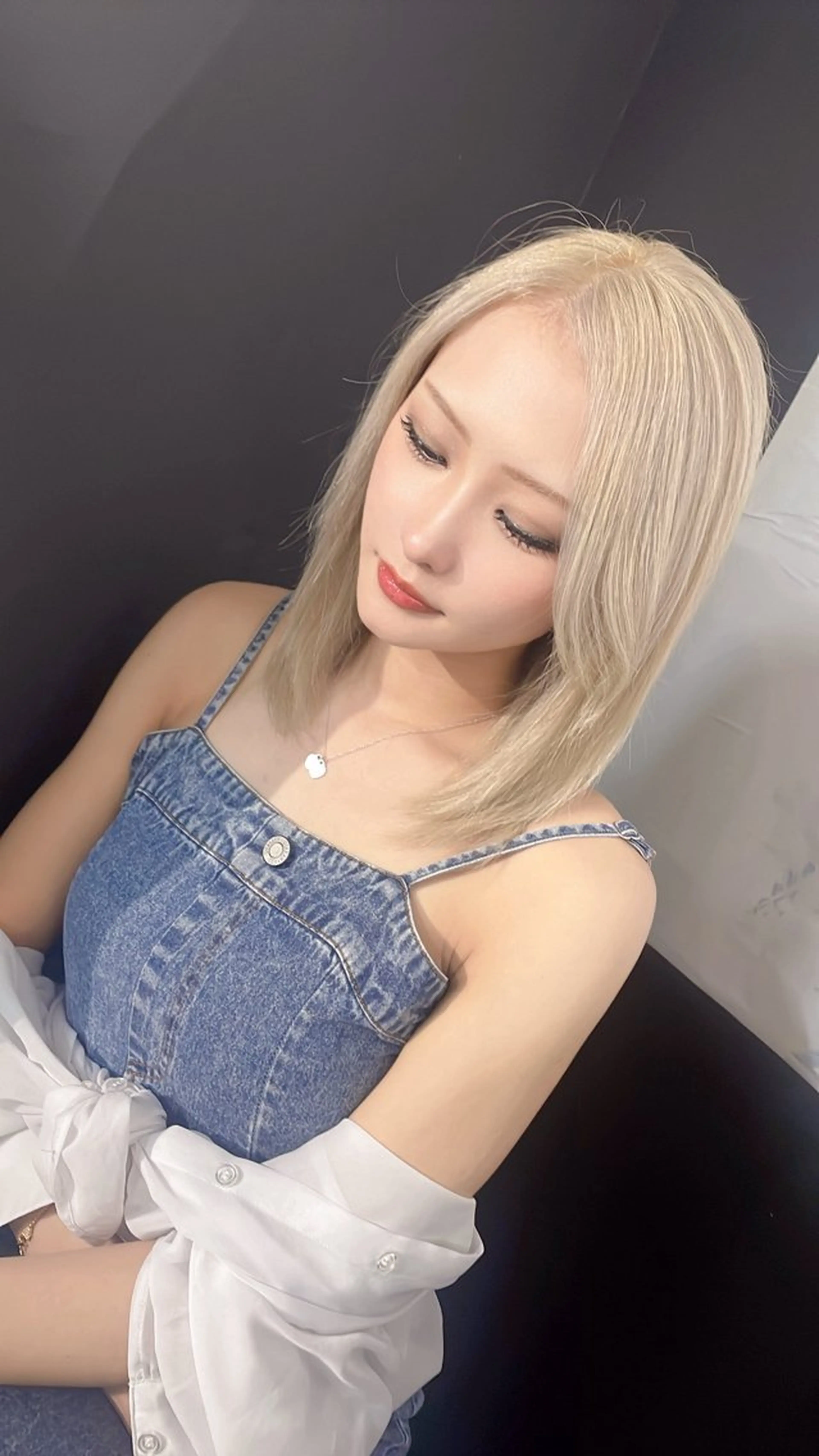 ミディアム 飯富 信二のヘアスタイル