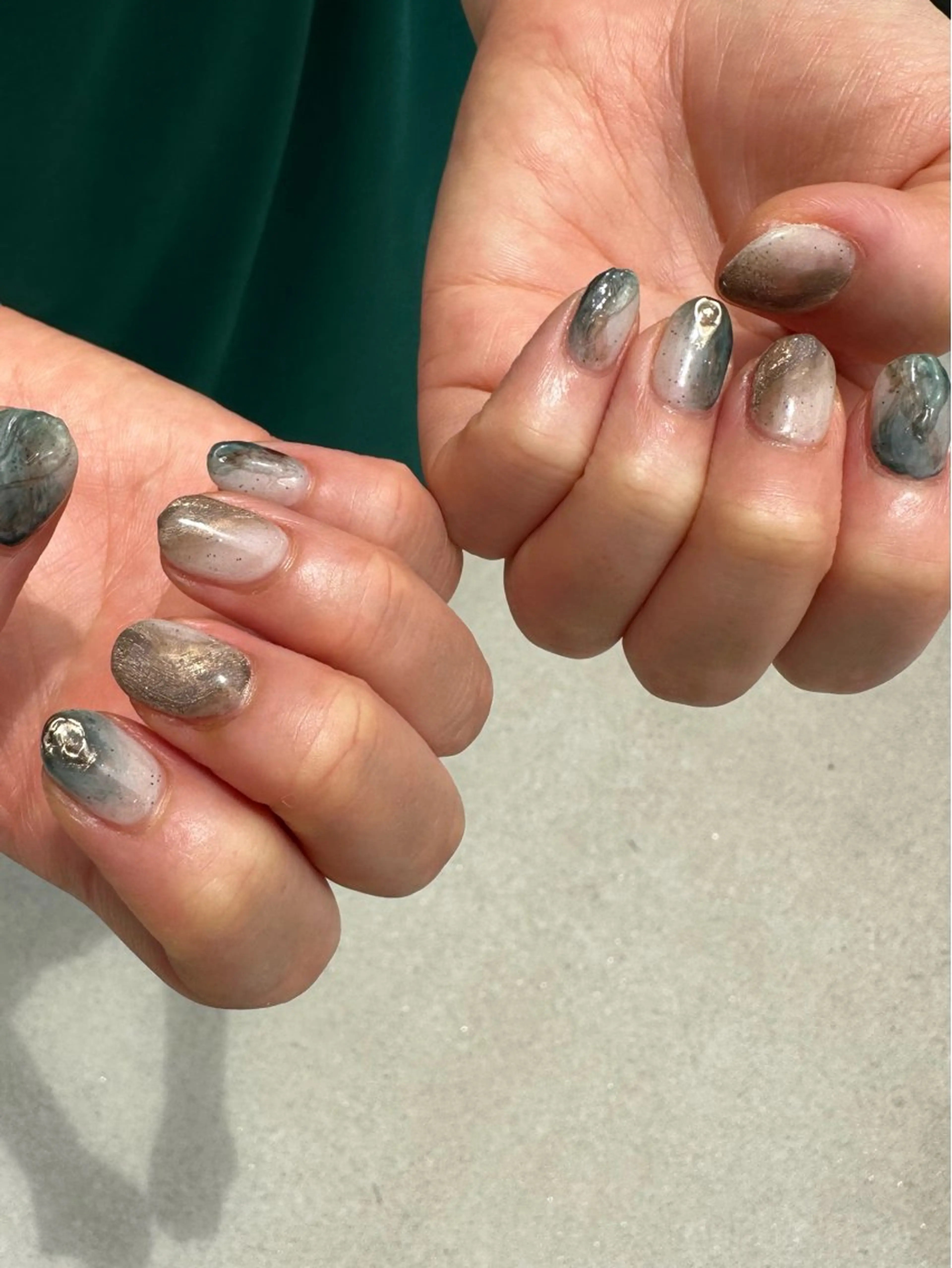 ネイル ニュアンスネイル nailroom Anmie.のネイルデザイン