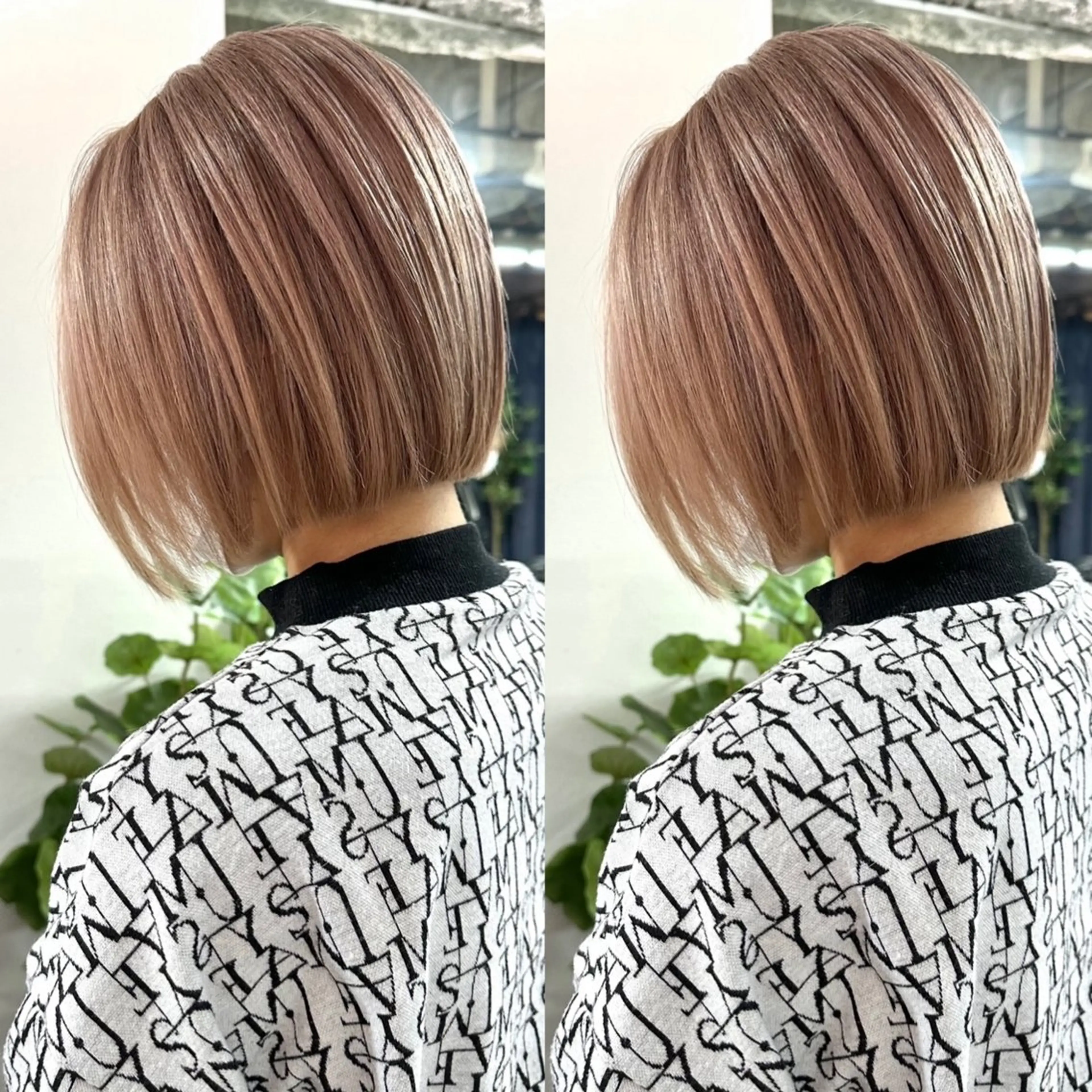 ミディアム カット ヘアカラー トリートメント 糸川 伸樹のヘアスタイル