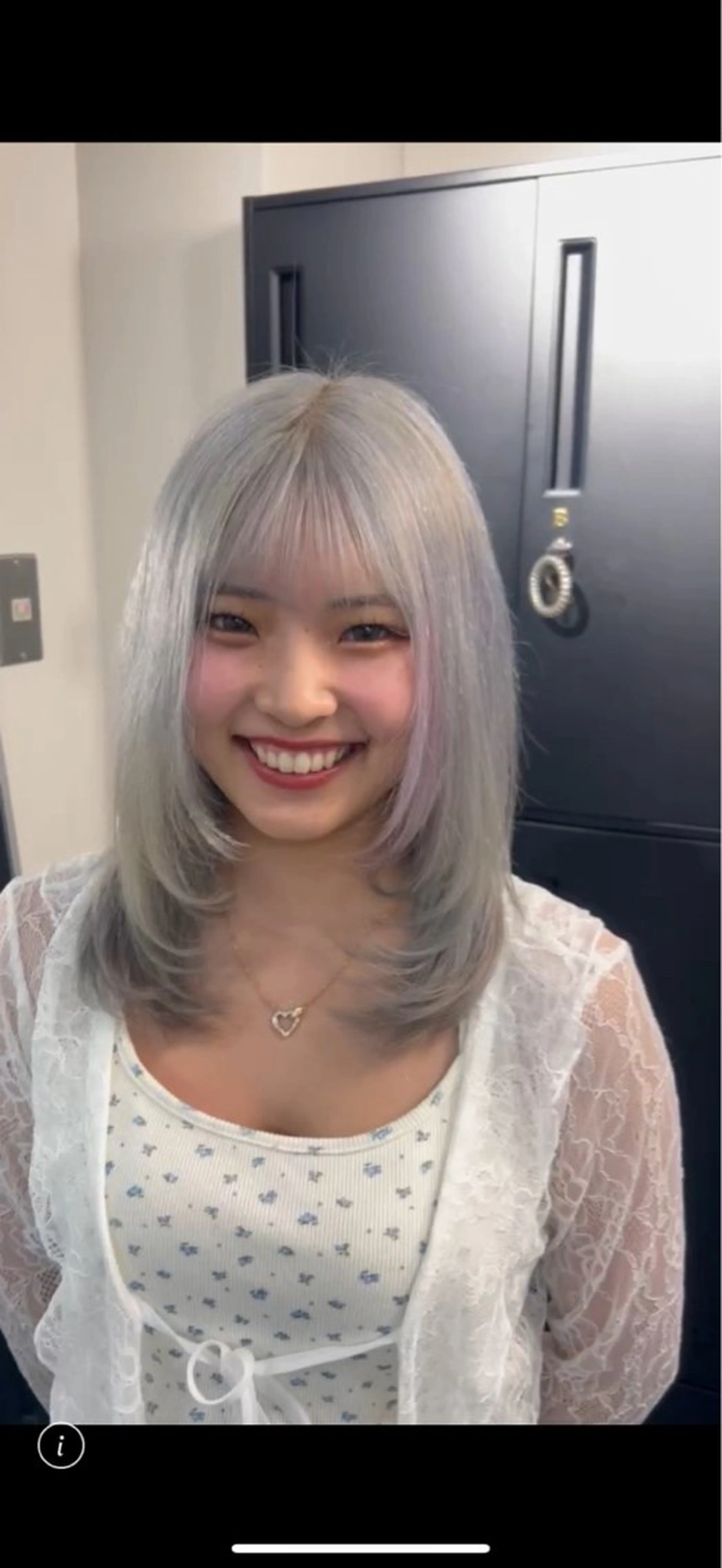 ミディアム カラー ブリーチ デザインカラー カット ヘアカラー ブリーチ/アレンジ/ 19歳/横浜/アリルのヘアスタイル