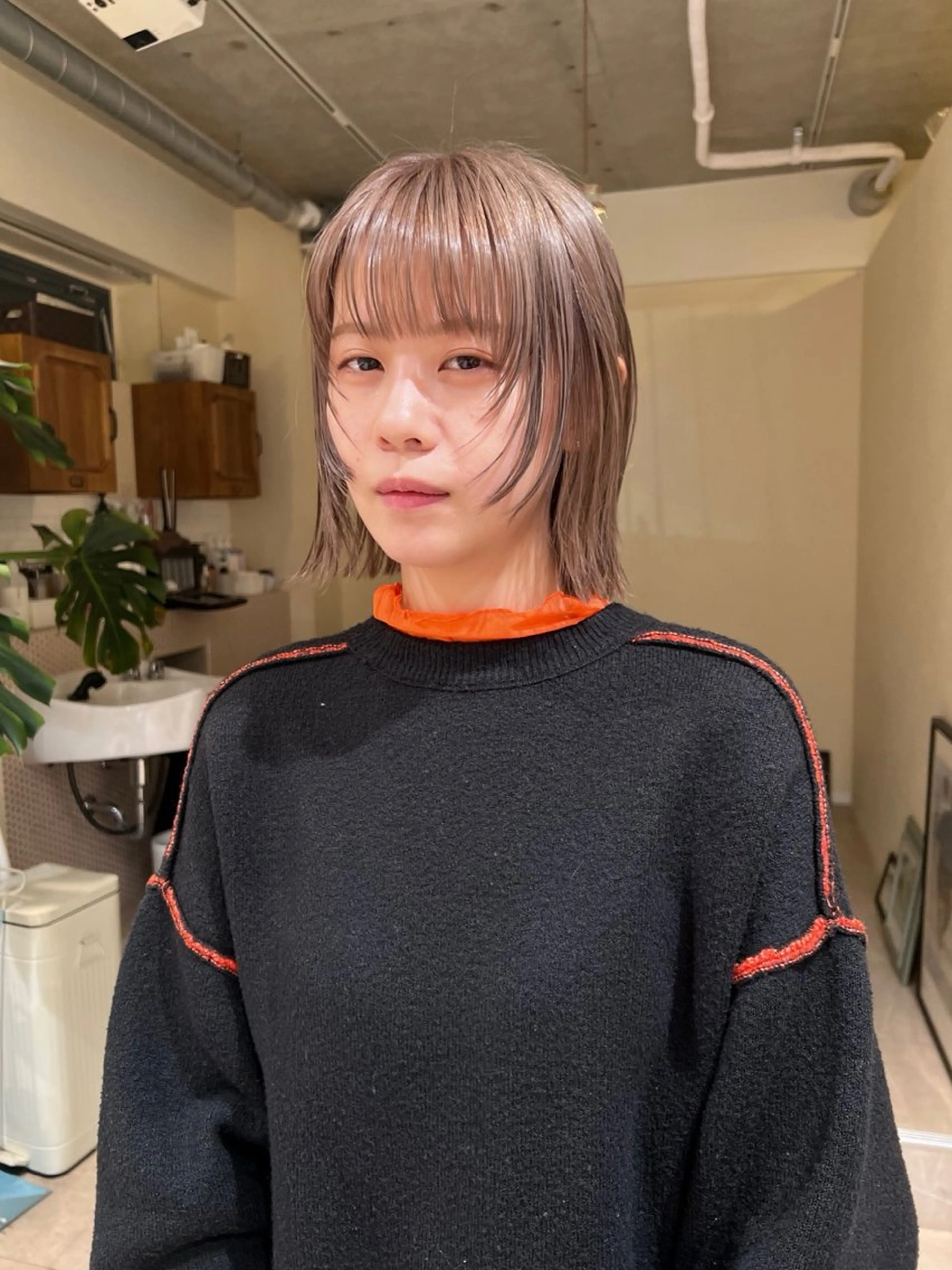 ショート ヘアカラー yasuda juriのヘアスタイル