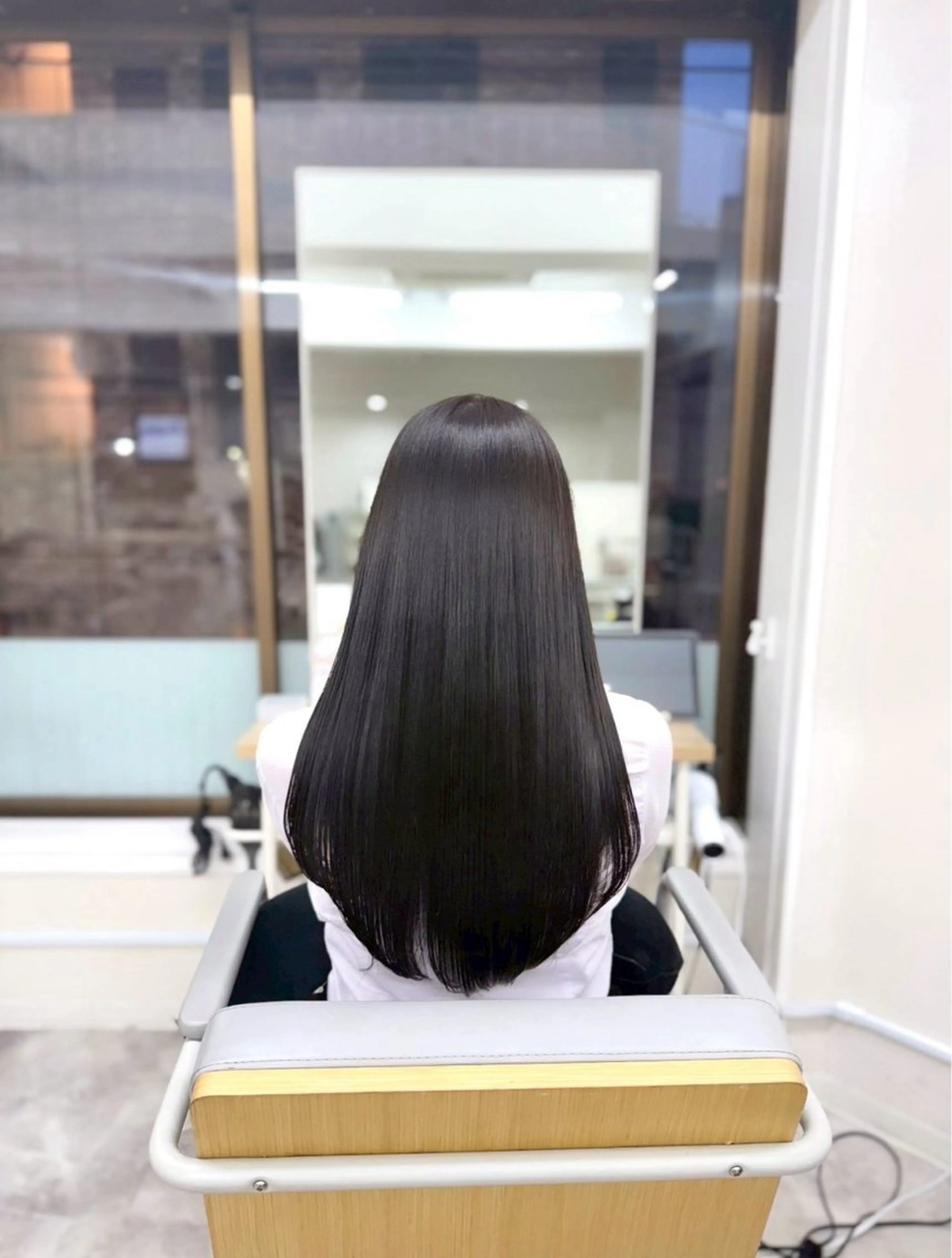 ロング カラー 黒髪 髪質改善 ヘアカラー トリートメント 髪質改善Acero. shoyaのヘアスタイル