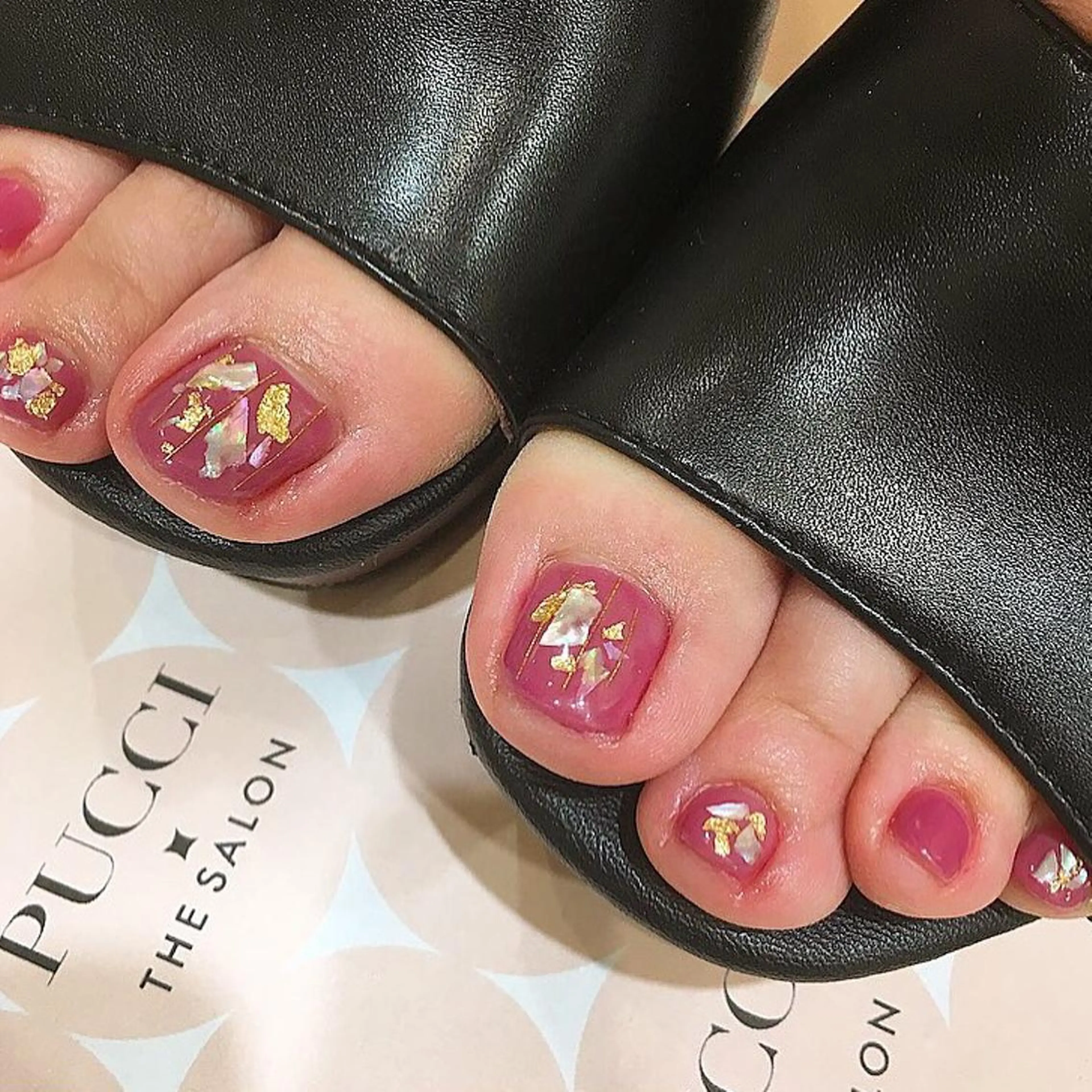 ネイル フットネイル kurogi nanakaのネイルデザイン