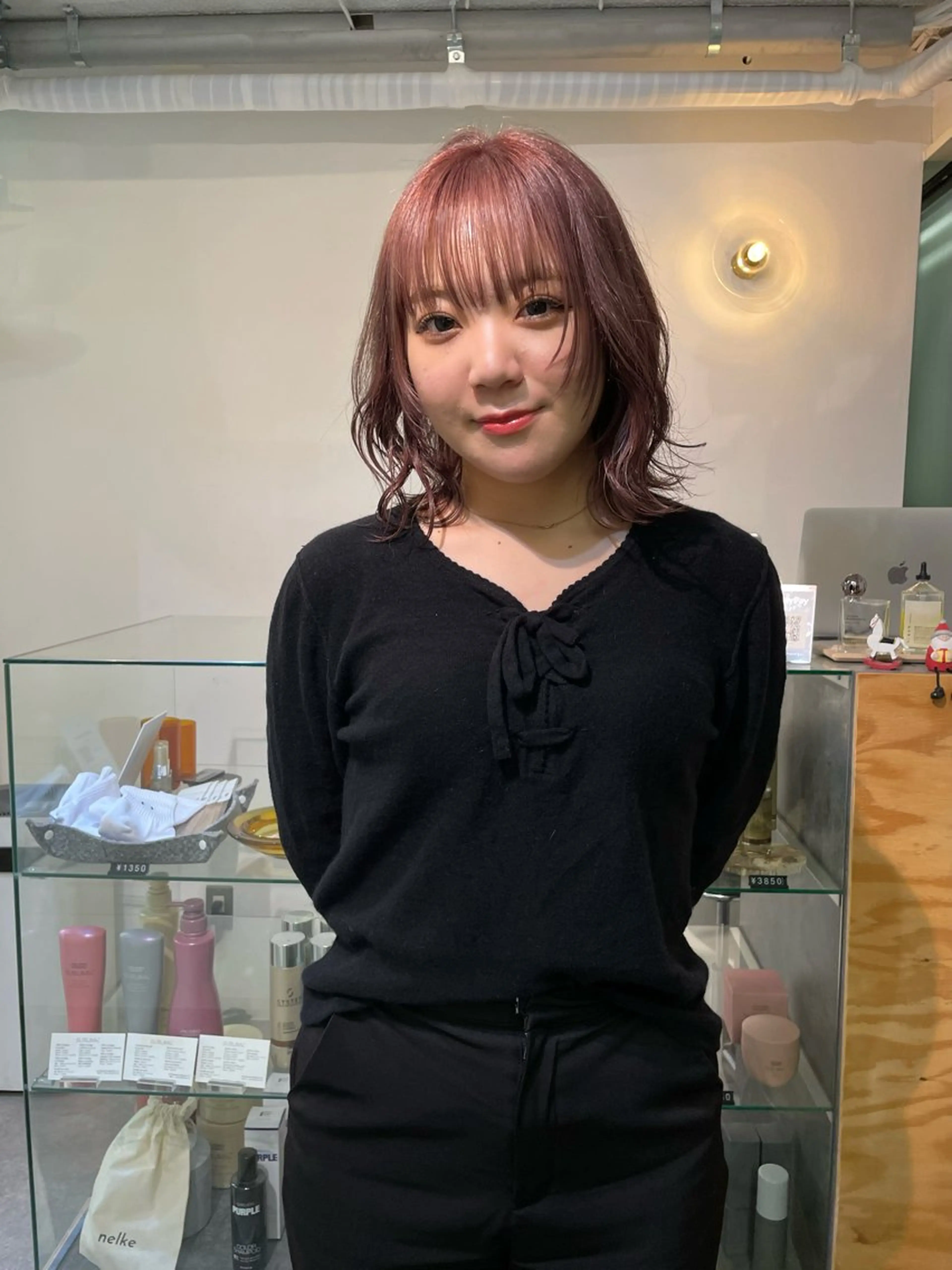 ミディアム カラー ヘアカラー sakura🌸 レイヤー/nelkeのヘアスタイル