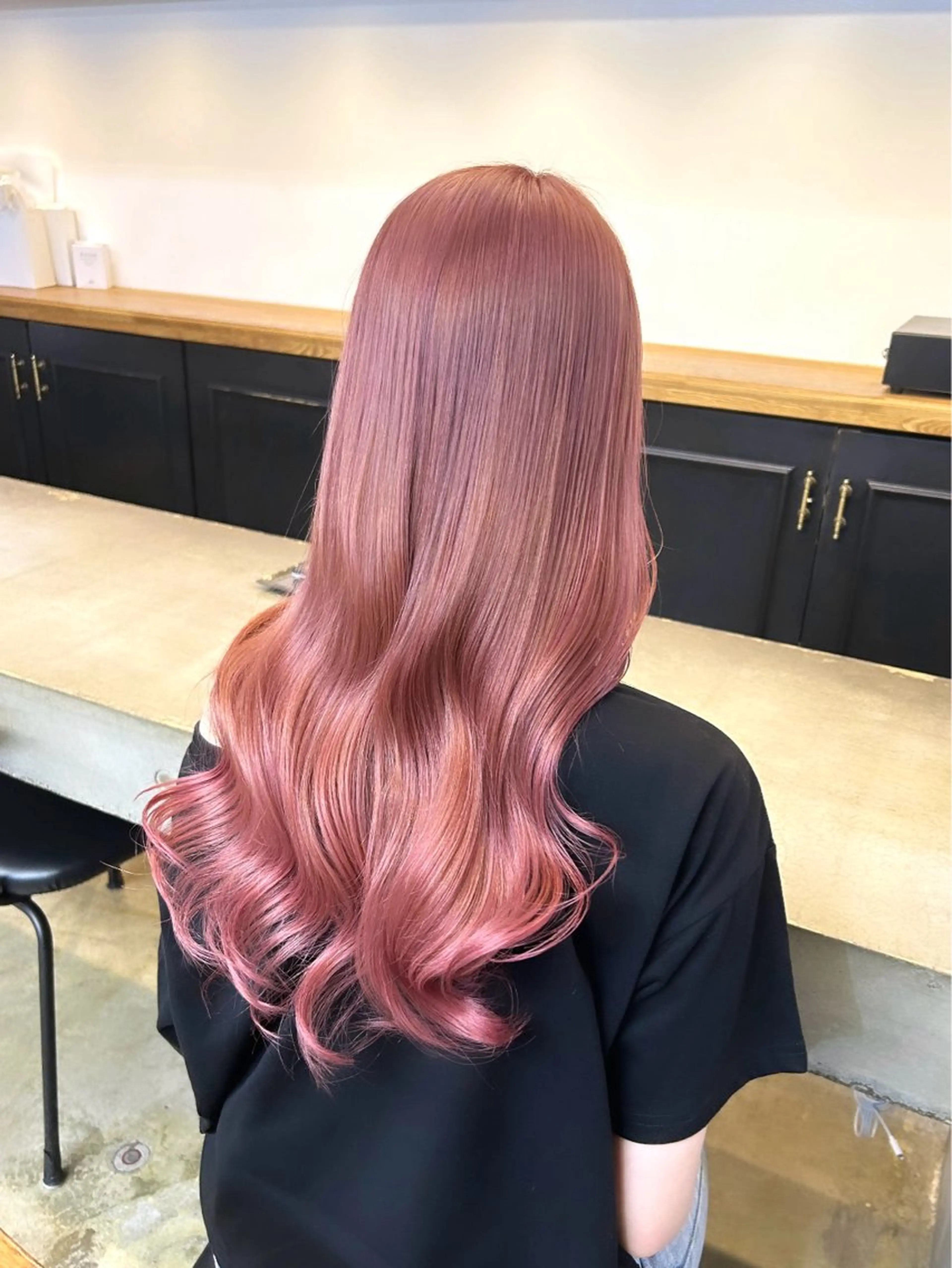 ロング カラー ヘアアレンジ ヘアカラー トリートメント 🎀暖色カラー🎀 ♡yurika♡のヘアスタイル