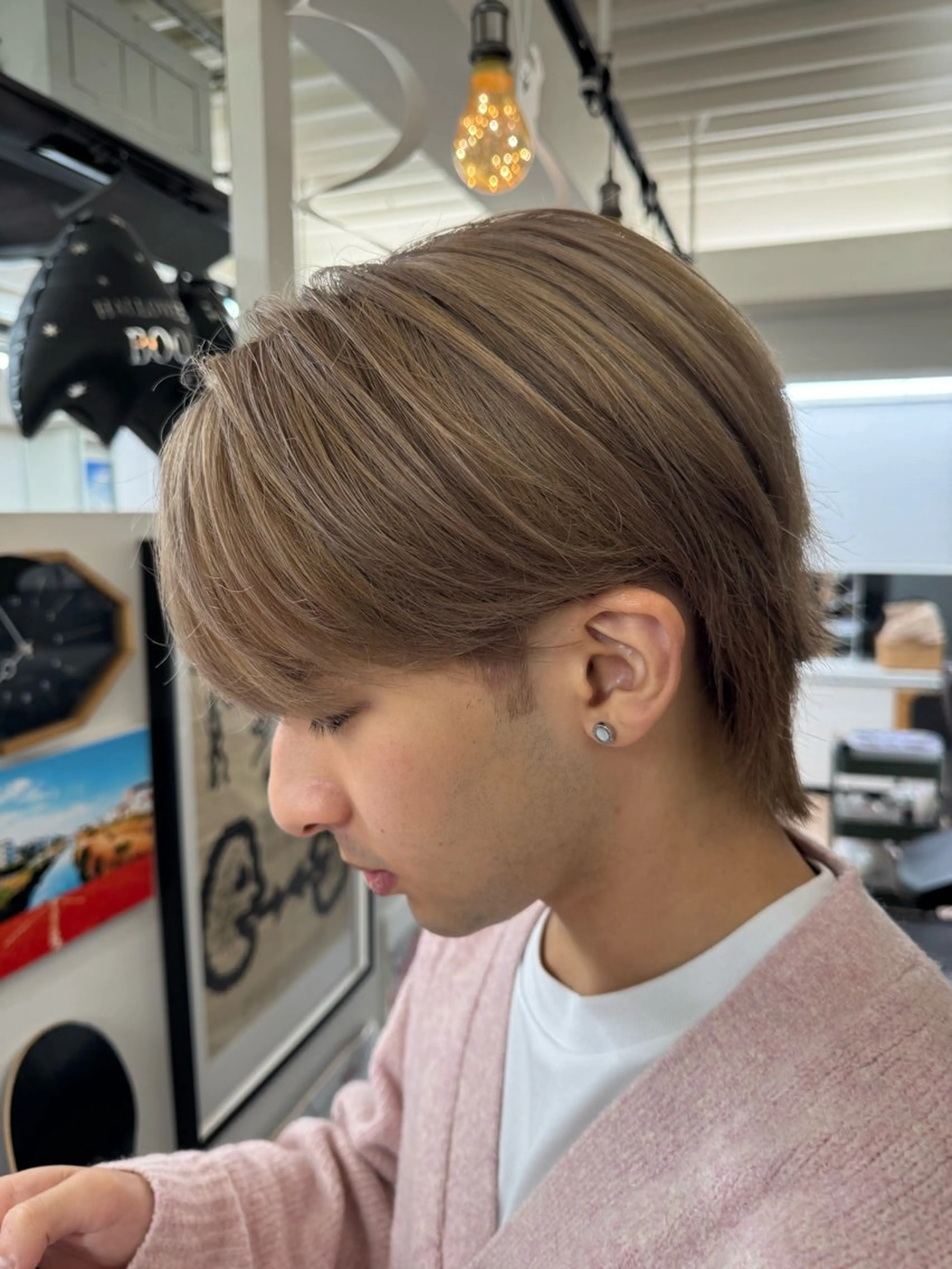 【🍀ミニモメンズ限定🍀】カット➕ブリーチカラー➕ダメージ補修トリートメントの写真