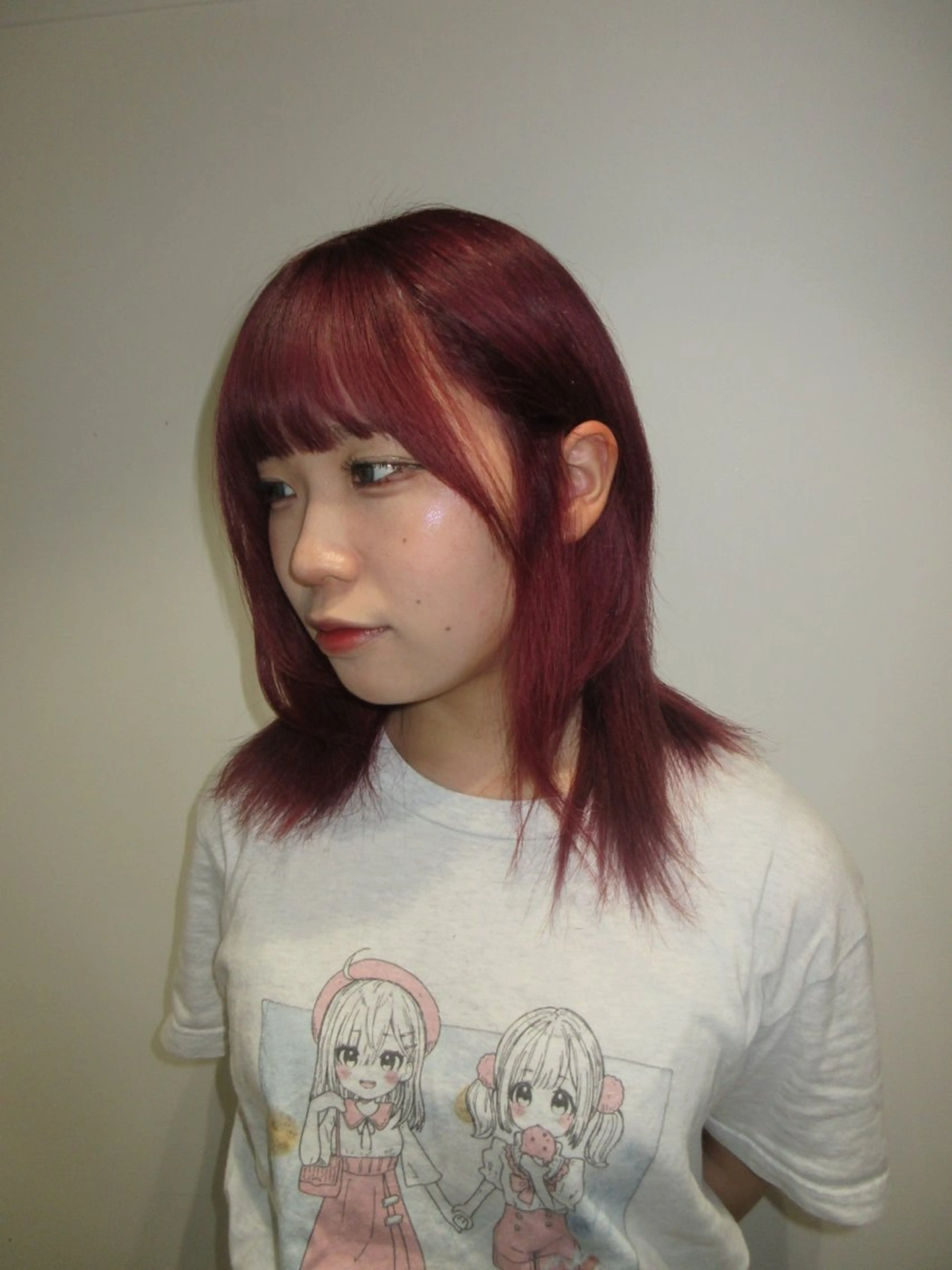 ミディアム カラー ヘアカラー ボブ/個性派🪽🍀 堀内志茉のヘアスタイル