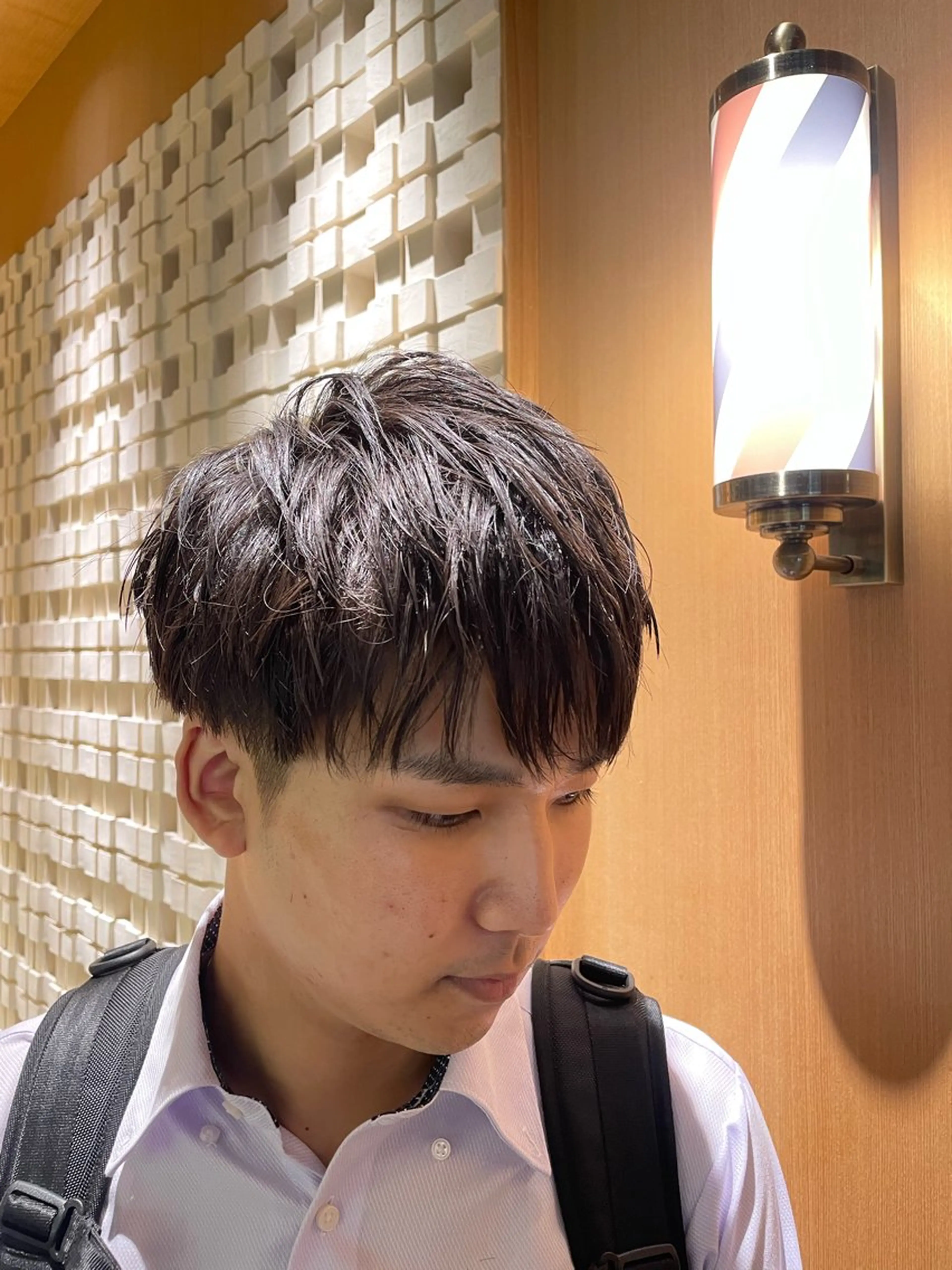 ショート メンズ マッシュ ツーブロック 大崎 俊輔のヘアスタイル
