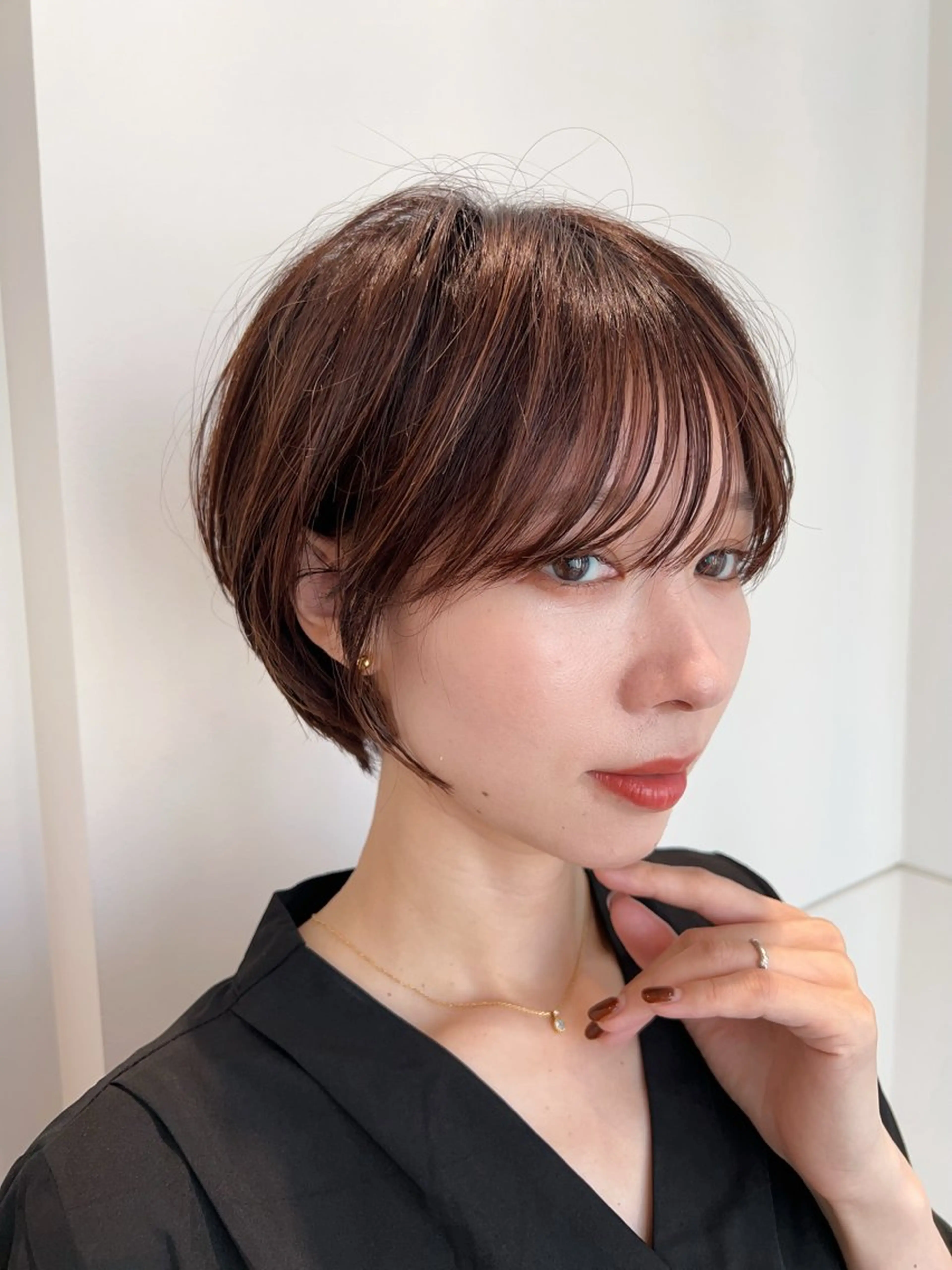 ショート カット 縮毛矯正 トリートメント 縮毛矯正 /横山陸人のヘアスタイル