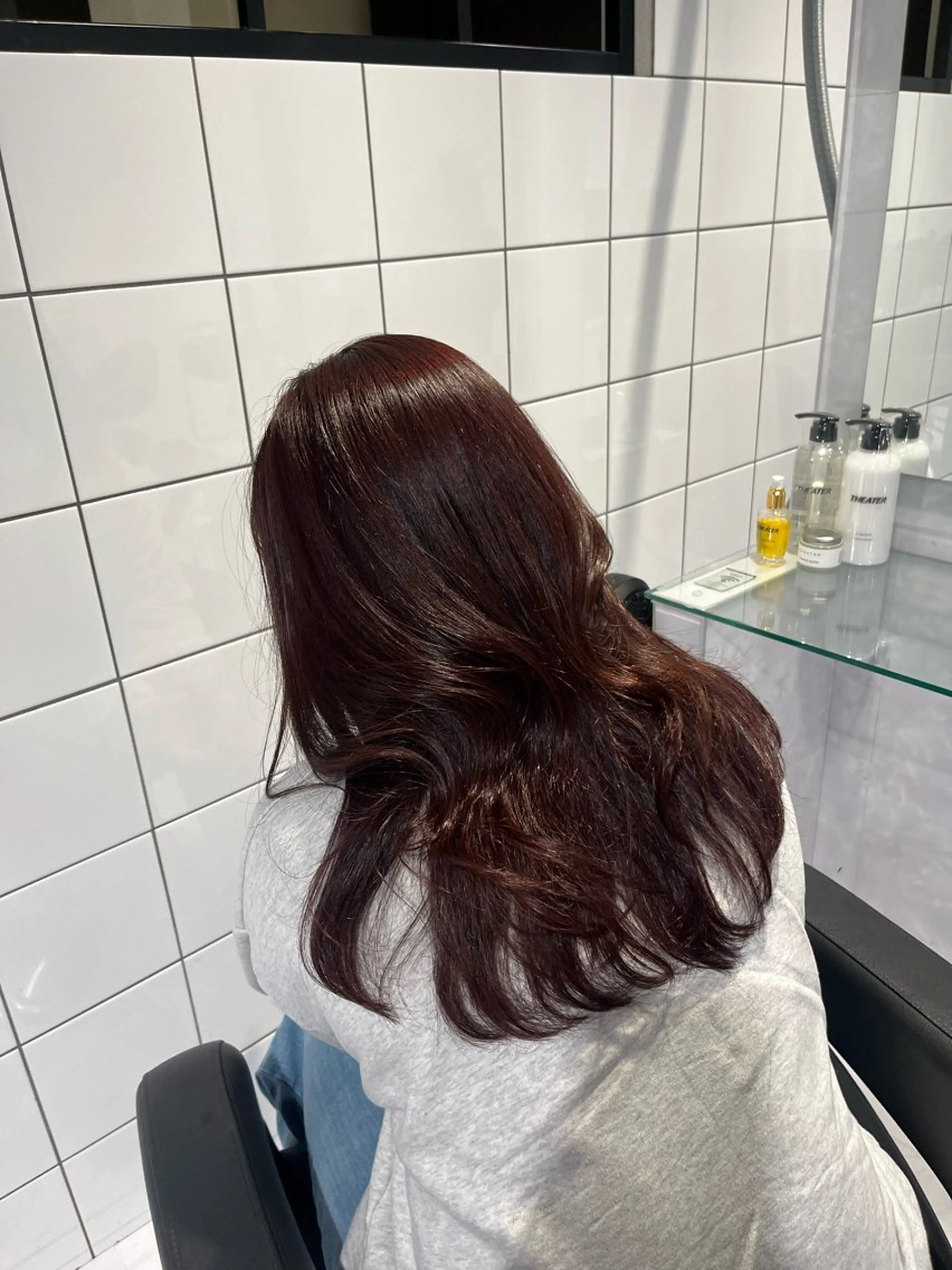 ロング カラー ヘアカラー トリートメント 表参道/透明感カラー /暗髪/ジュキヤのヘアスタイル