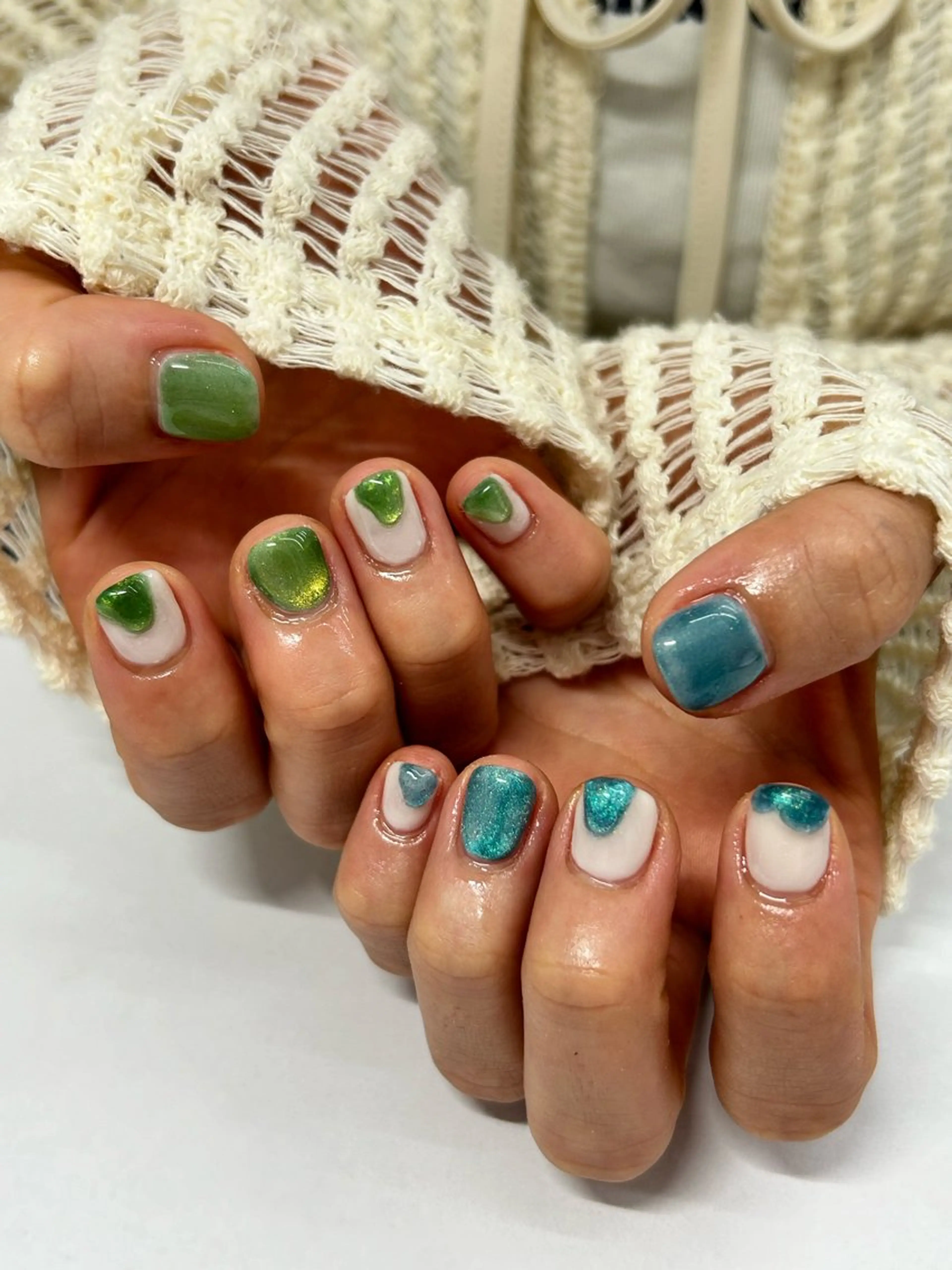 ネイル ハンドネイル プライベートネイルサロンone nail所属・one nail 【カラフル/個性派】のネイルデザイン