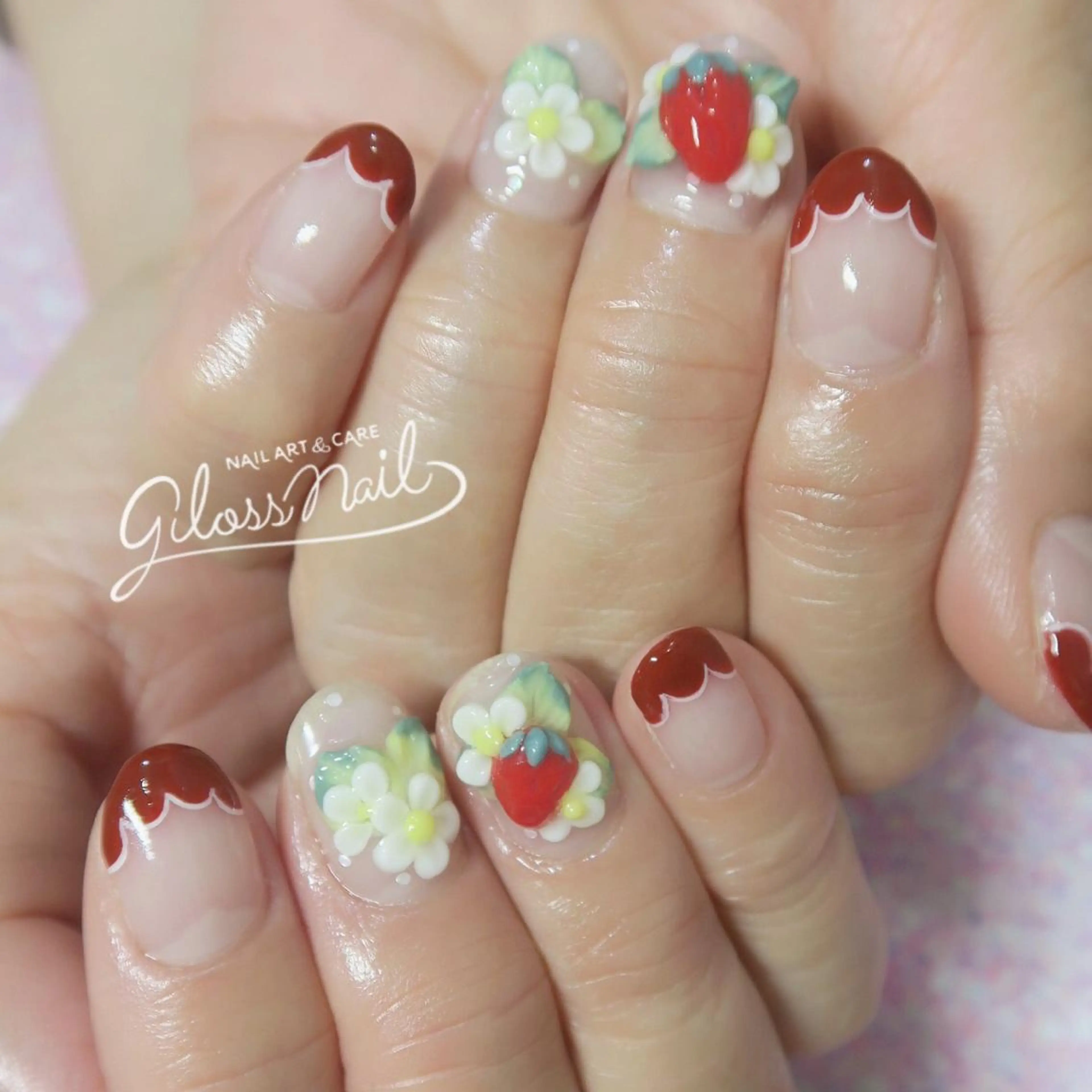 ネイル gloss nail 代々木上原のネイルデザイン