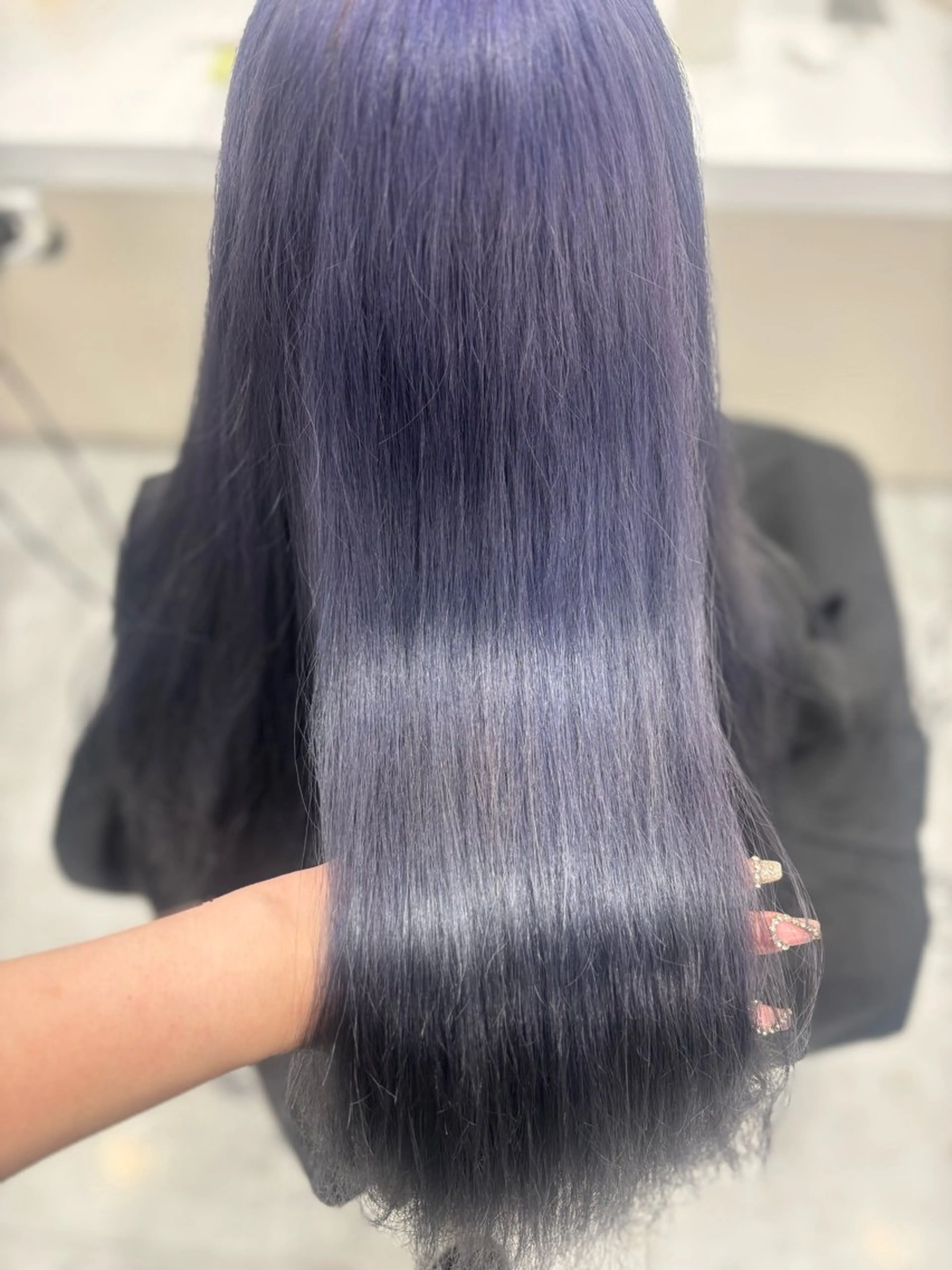 ロング ヘアカラー 渋谷🥇wカラー 特化美容師のヘアスタイル