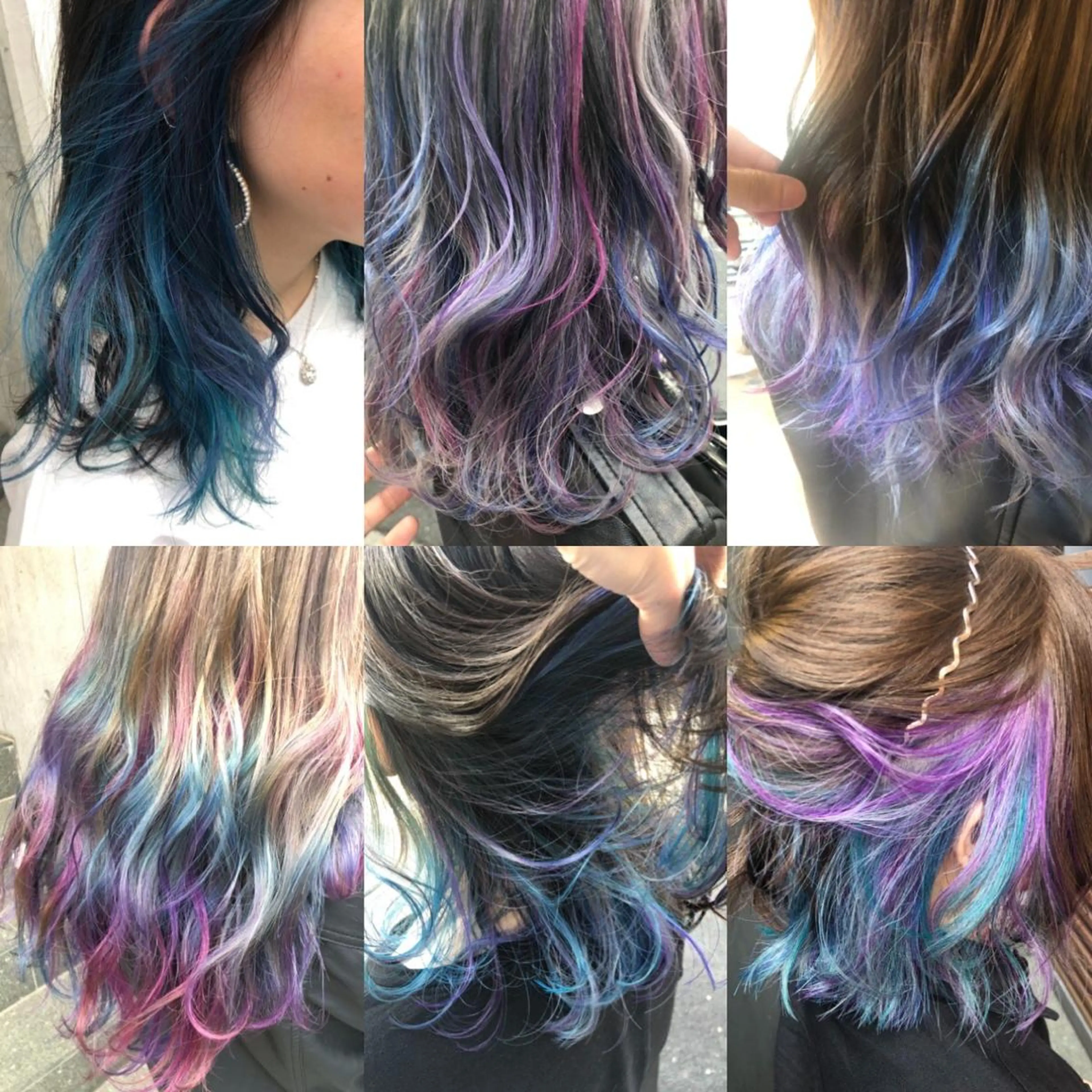 ミディアム カット ヘアカラー トリートメント 原宿サロン代表 デザインカラー伊藤卓のヘアスタイル
