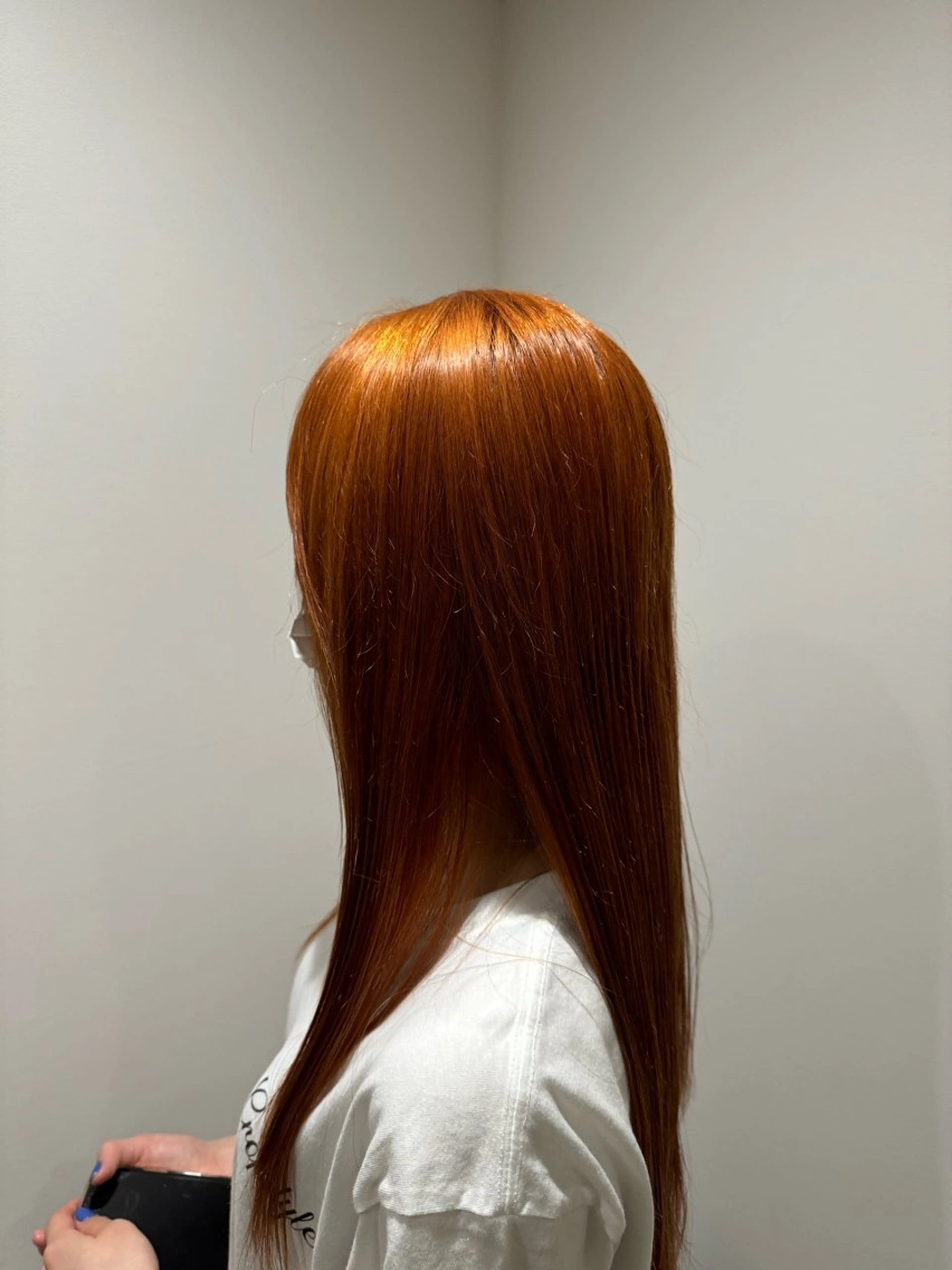 ロング カラー 峰 麗那のヘアスタイル