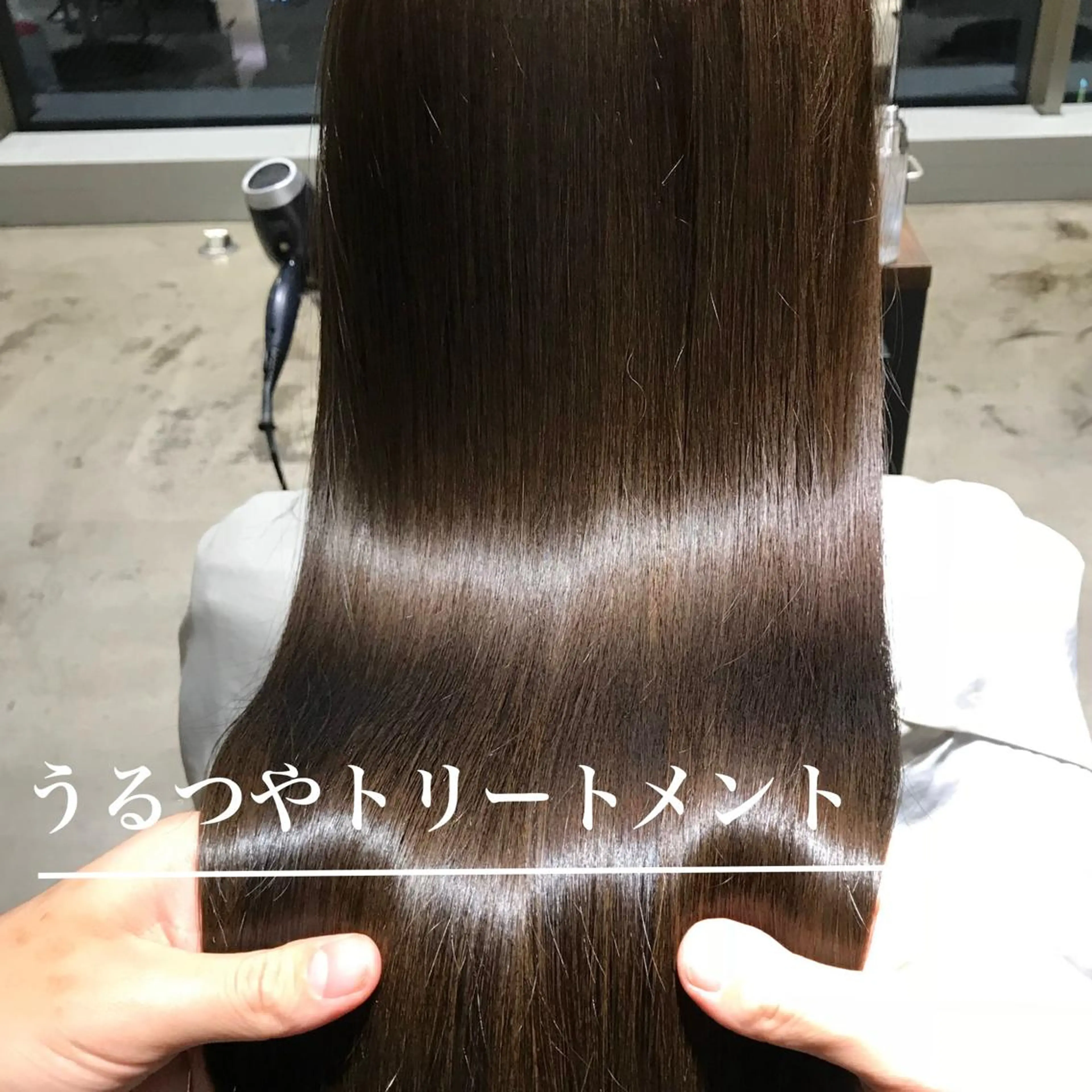 ミディアム カラー 黒髪 ブルーカラー ブルーブラック インナーカラー くせ毛 カット ヘアカラー トリートメント 韓国レイヤー×透明感 髪質改善　武田涼のヘアスタイル