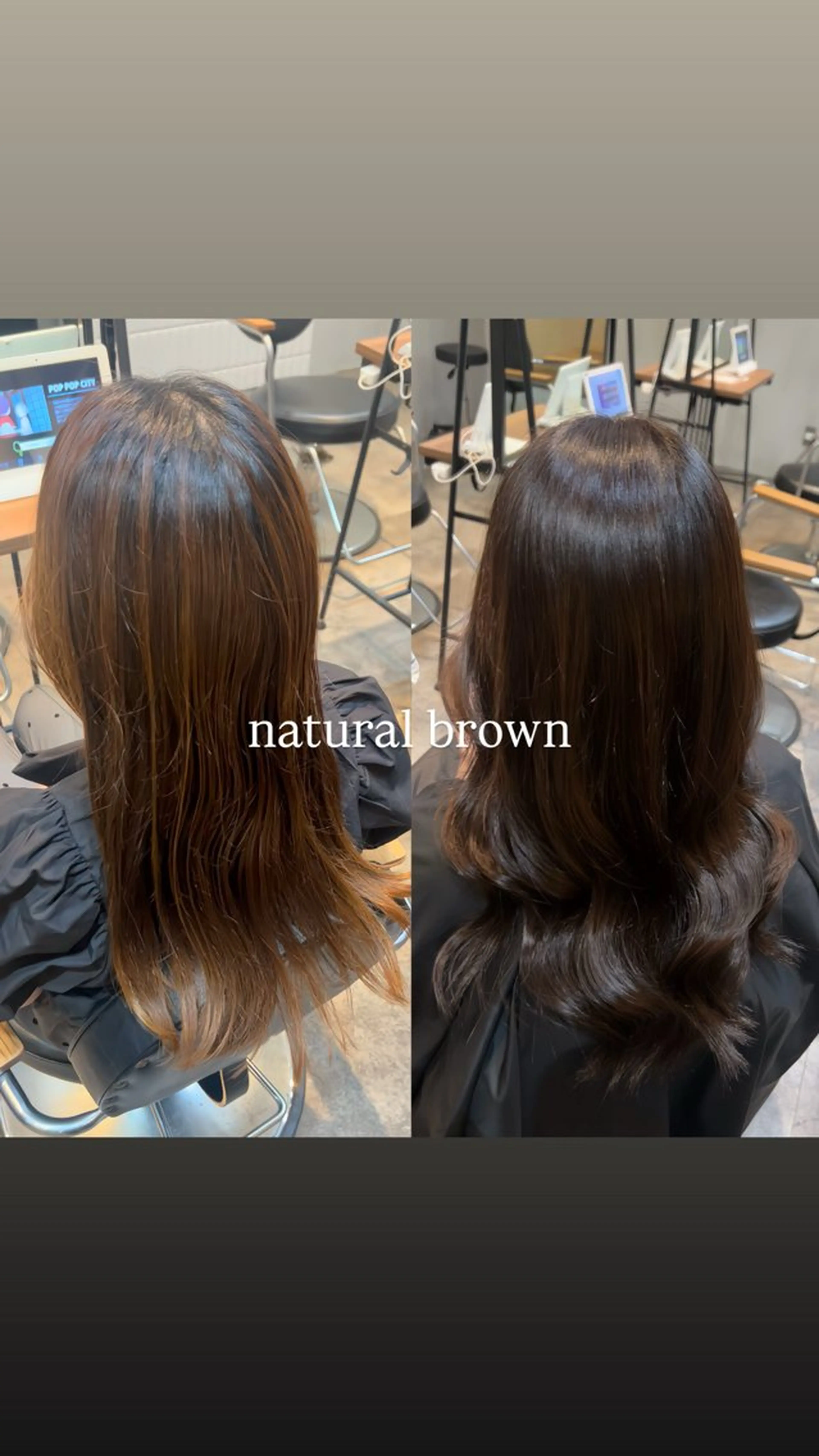 ロング カラー トリートメント ヘアカラー 林田 もものヘアスタイル