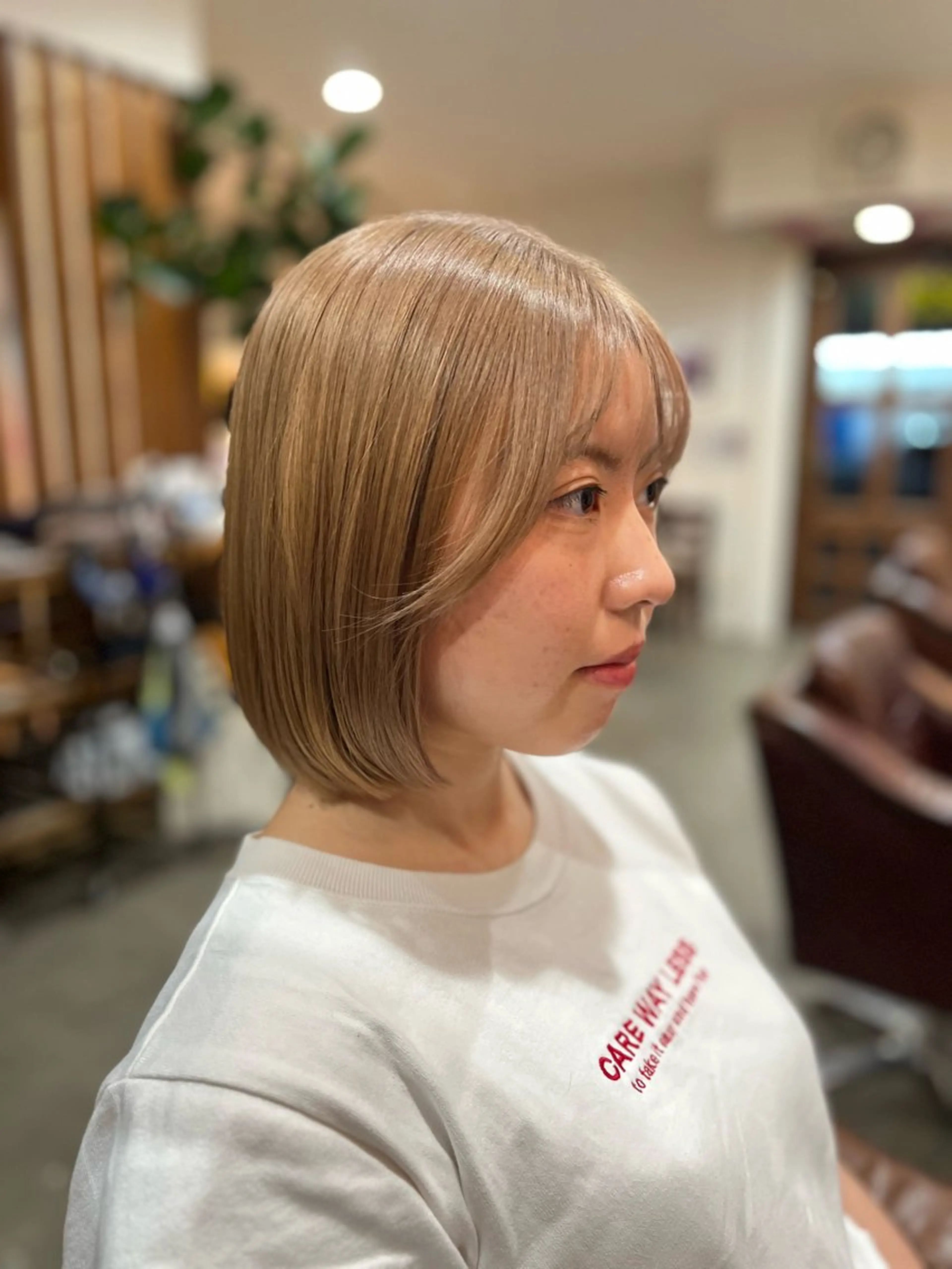 ミディアム 🫧ベージュカラー× レイヤー🫧HARUのヘアスタイル