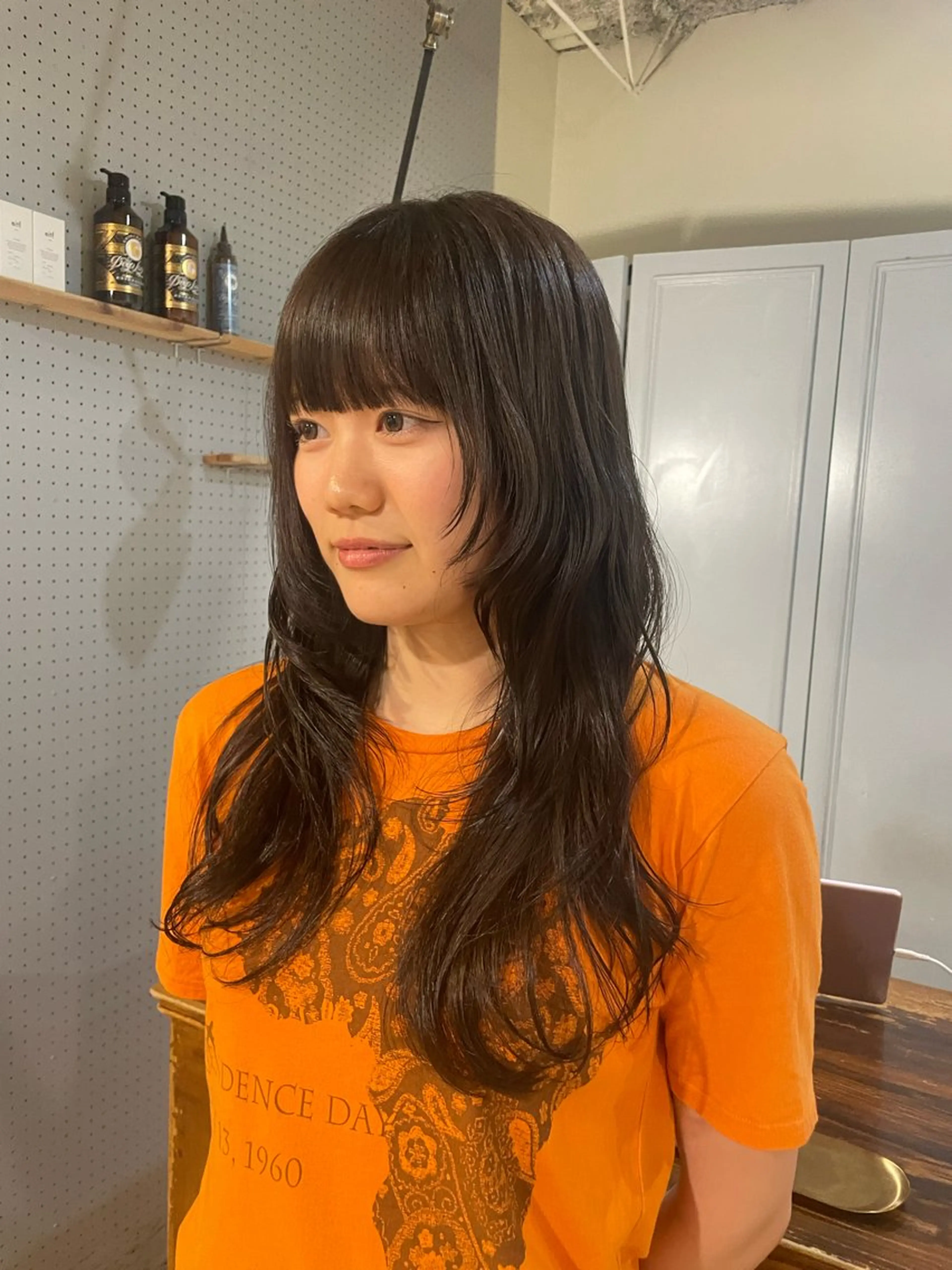 ミディアム カラー カット ヘアカラー 🤩噂のMr.髪ポジ ティブ®️yu🤩のヘアスタイル