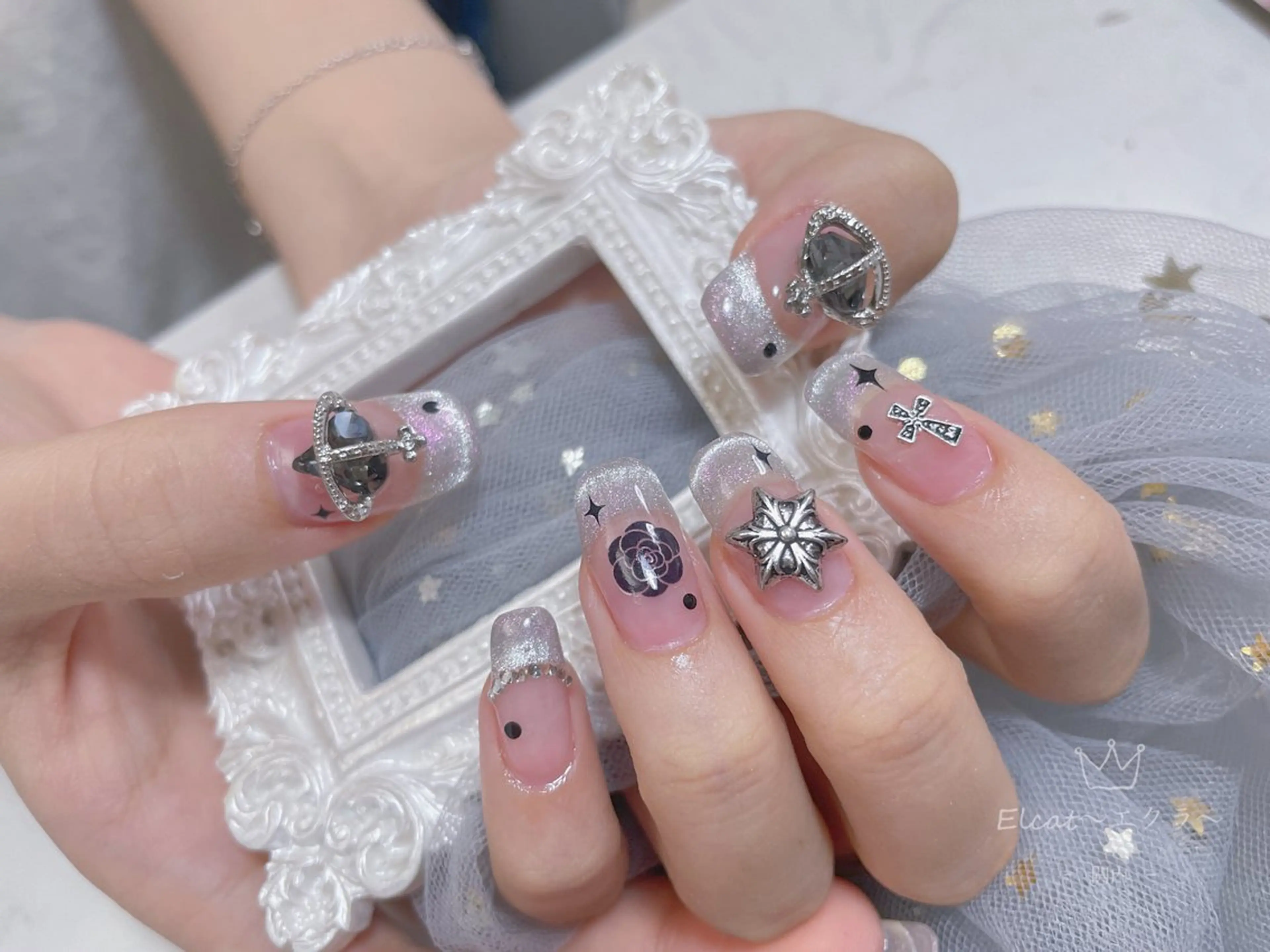 ネイル ハンドネイル ネイルサロンエクラ 🫧Shizukaのネイルデザイン